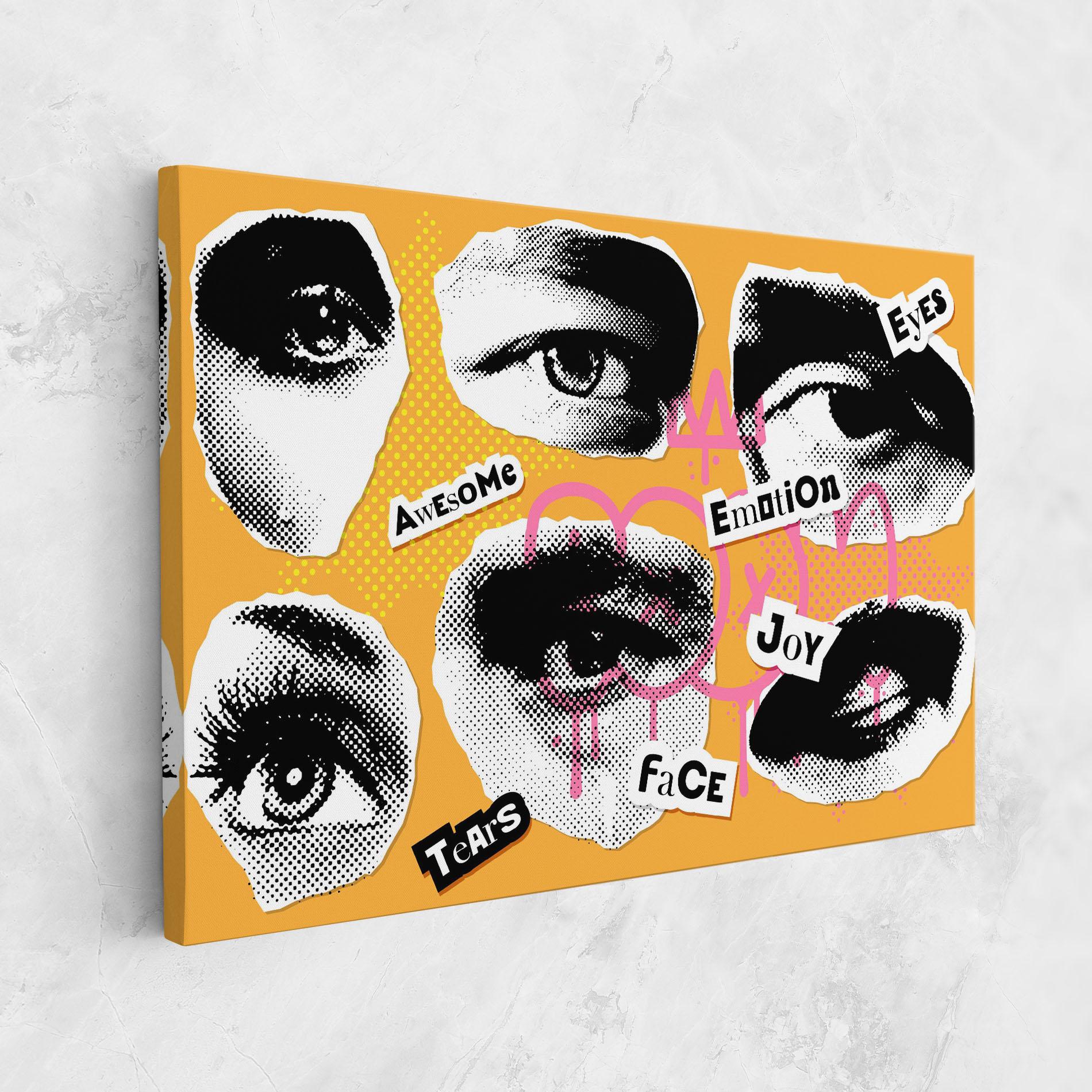 Leinwandbild Awesome Emotions mockup 1