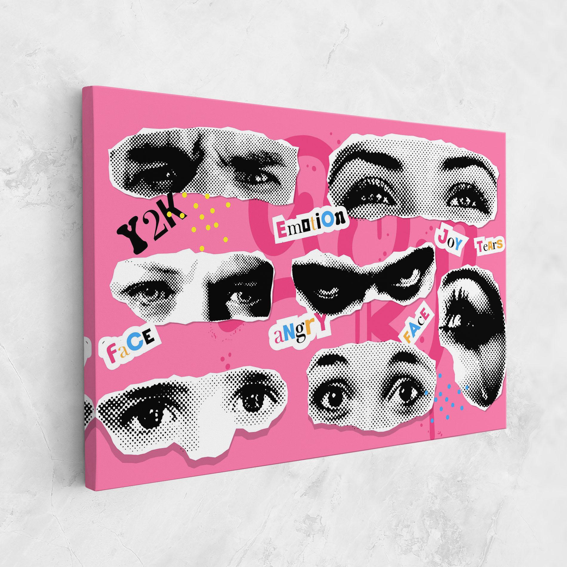 Leinwandbild Eye Type mockup 1