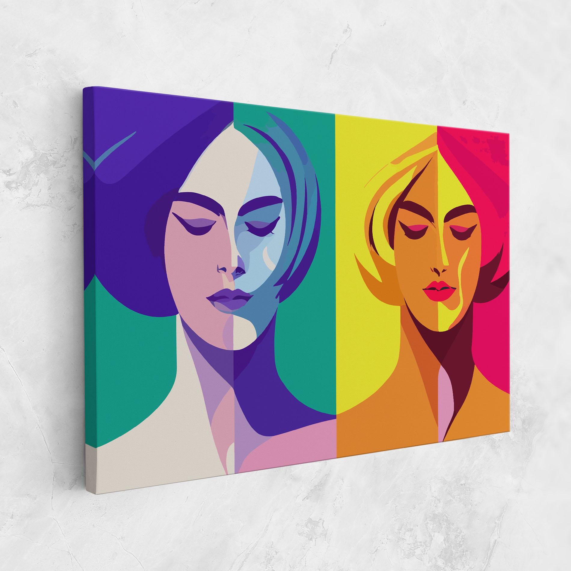 Leinwandbild Winter Summer Girl mockup 1