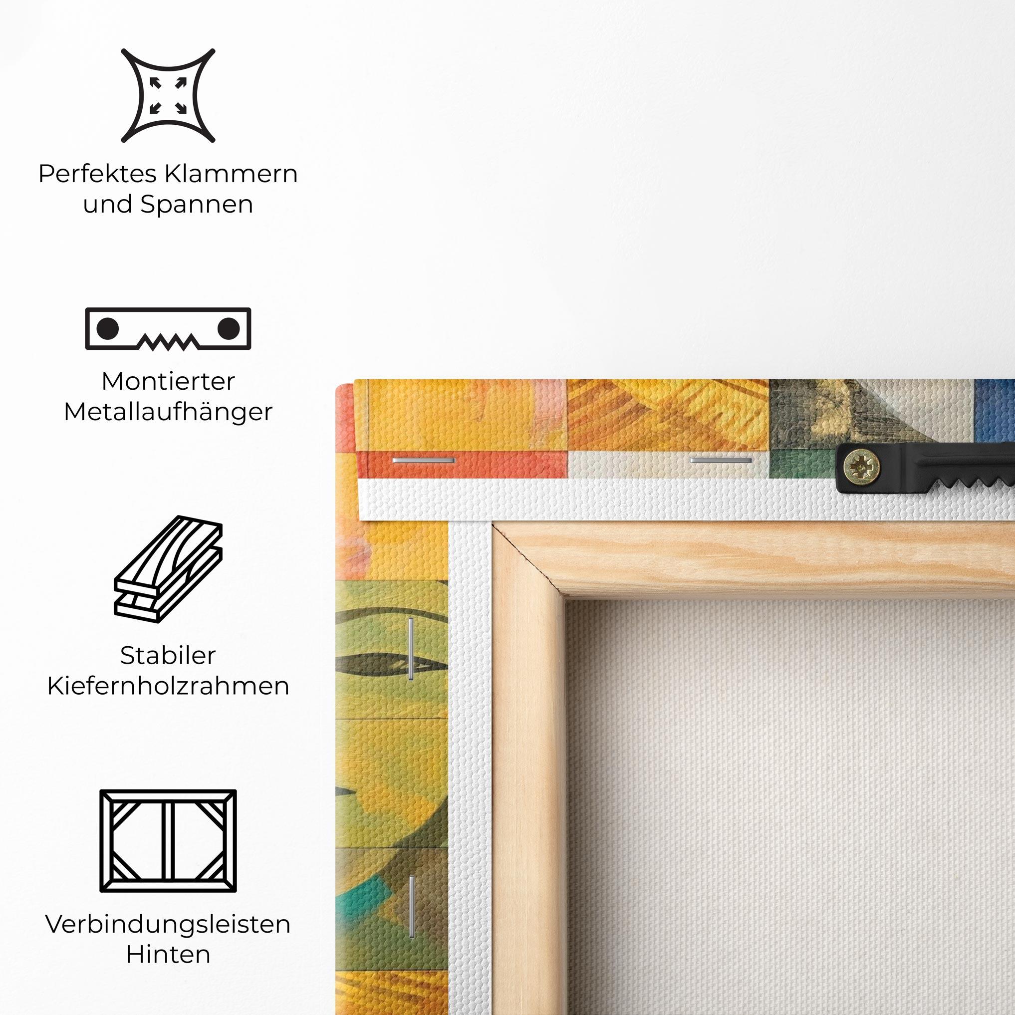 Leinwandbild Abstract Concept Collage mockup 5