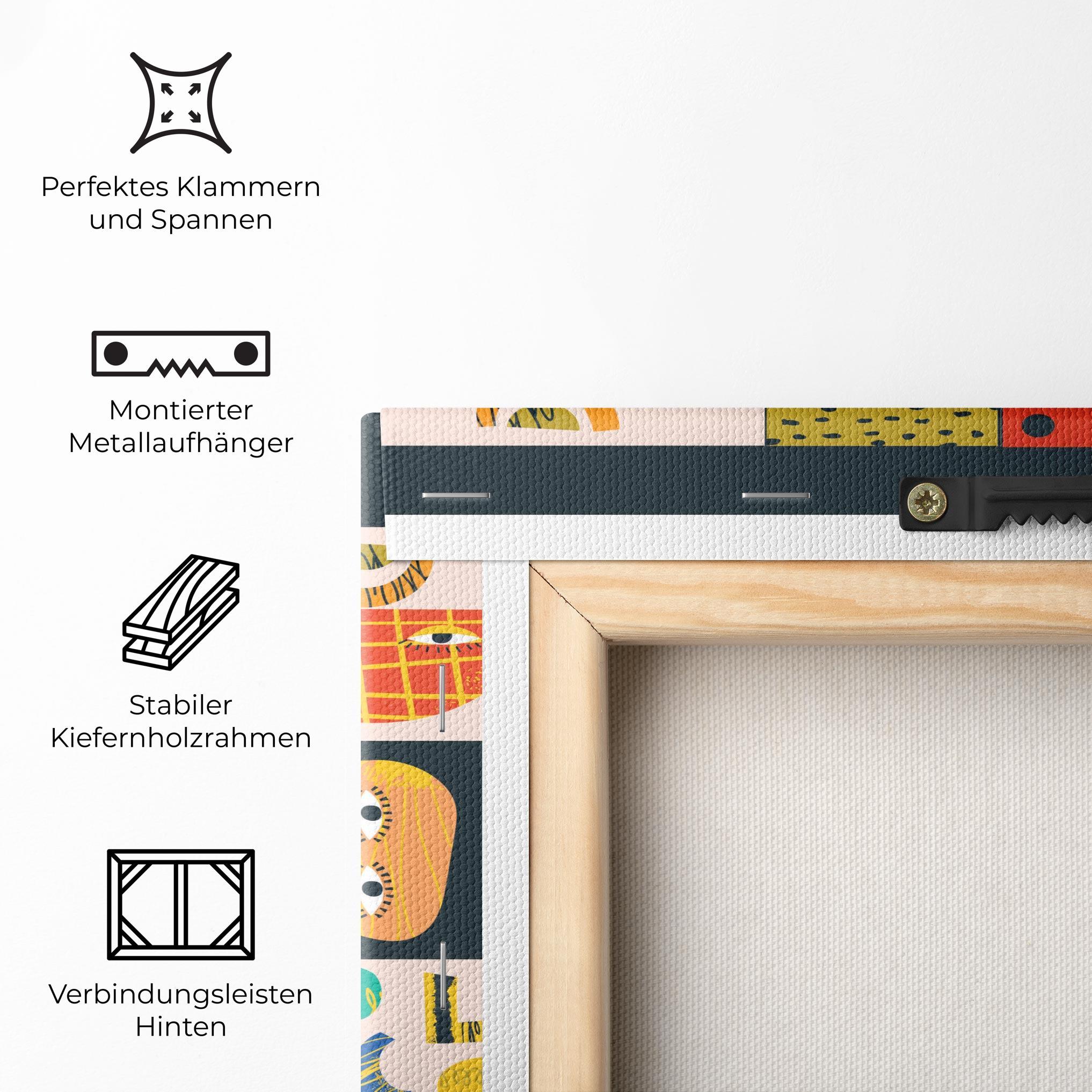 Leinwandbild Cool Eye Shape mockup 5