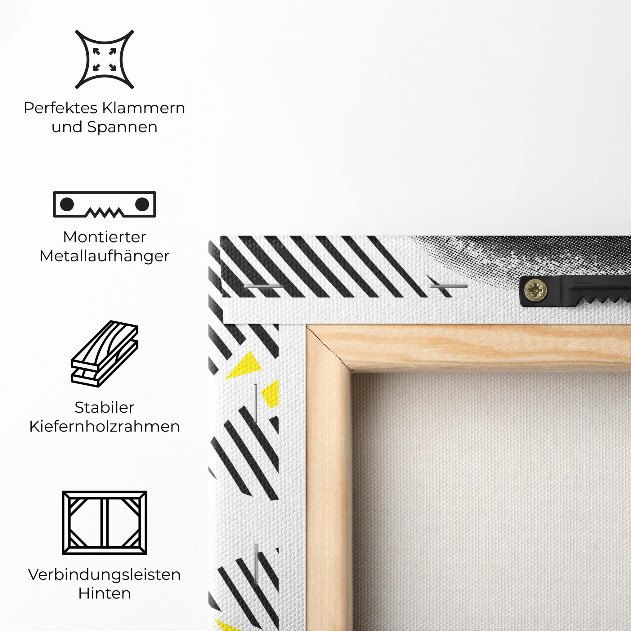 Leinwandbild Lightning Mouth mockup 5