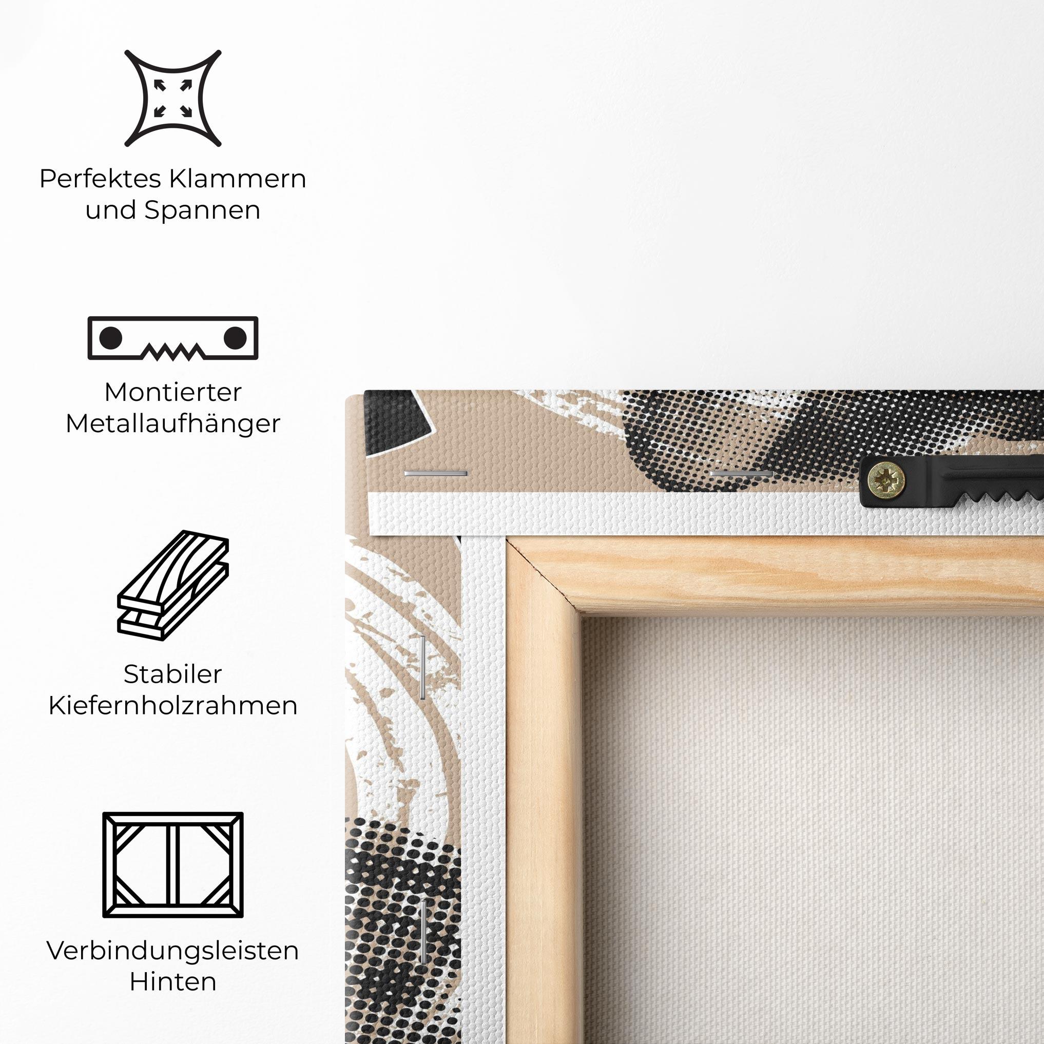 Leinwandbild Lips Mouth Collage mockup 5