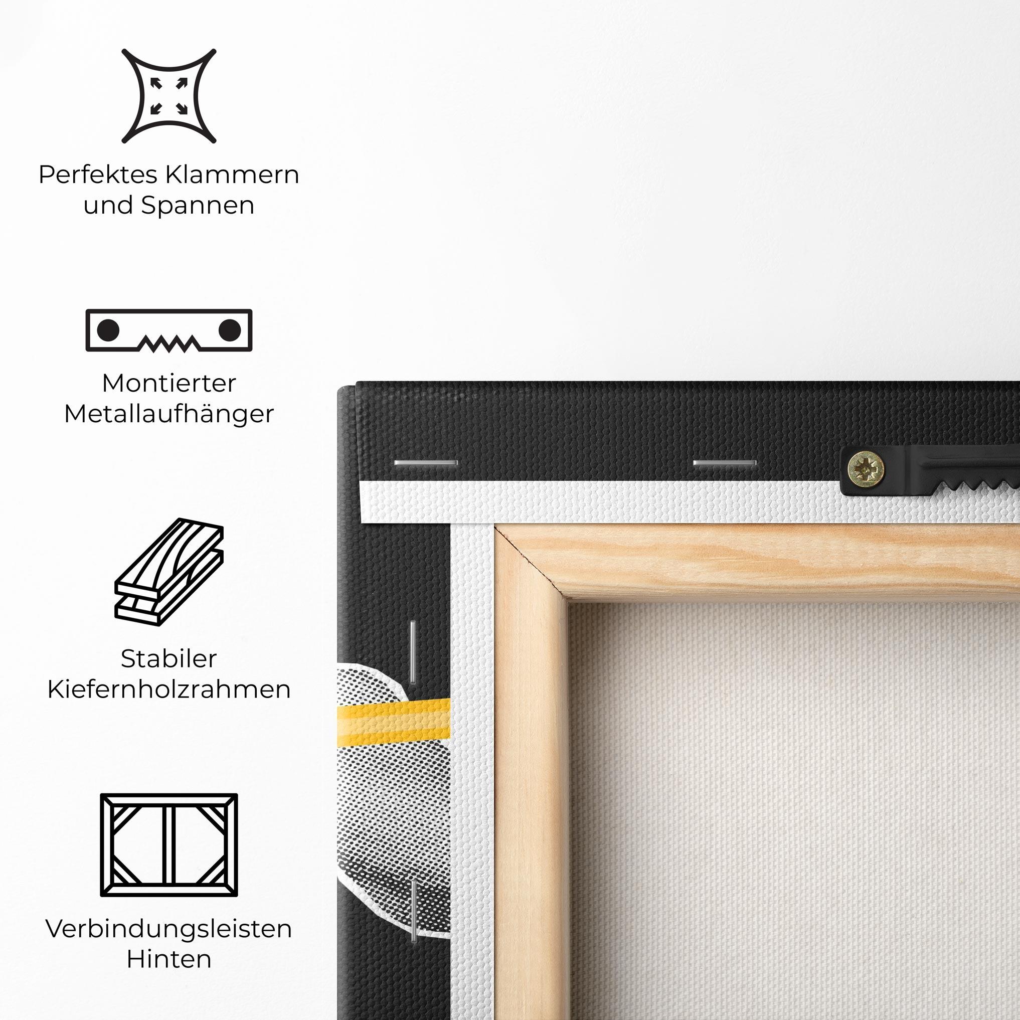 Leinwandbild Pencil Hand mockup 5