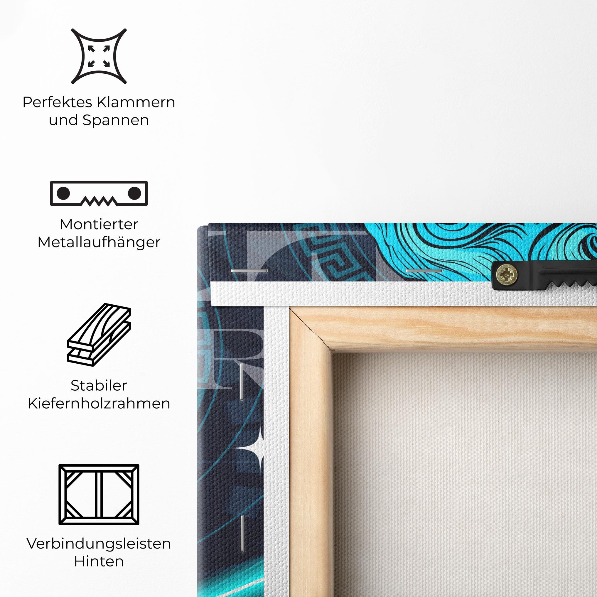 Leinwandbild Sculptures mockup 5