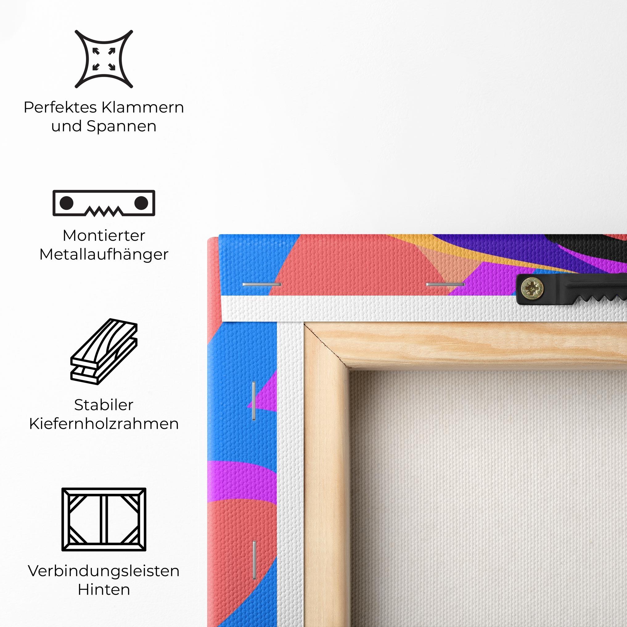 Leinwandbild Woman Art Face mockup 5