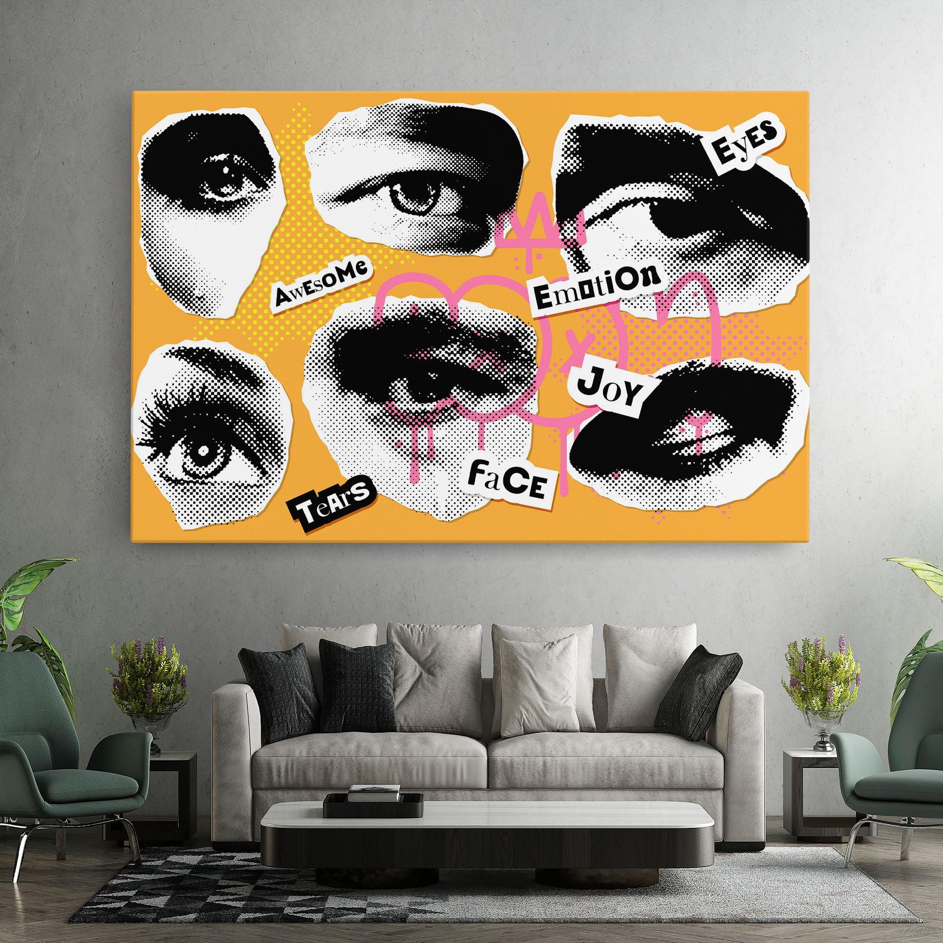 Leinwandbild Awesome Emotions mockup 7