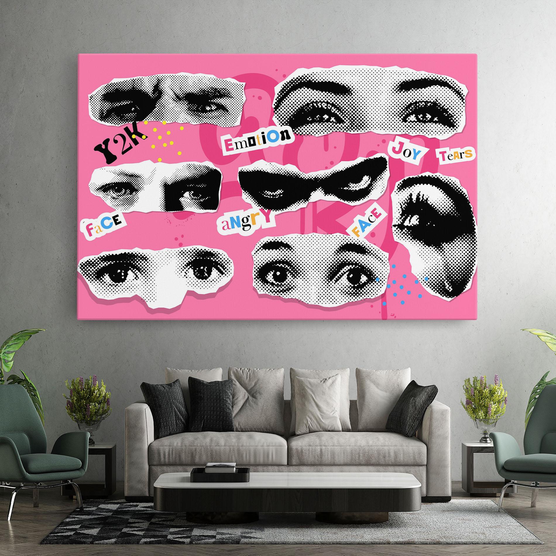 Leinwandbild Eye Type mockup 7