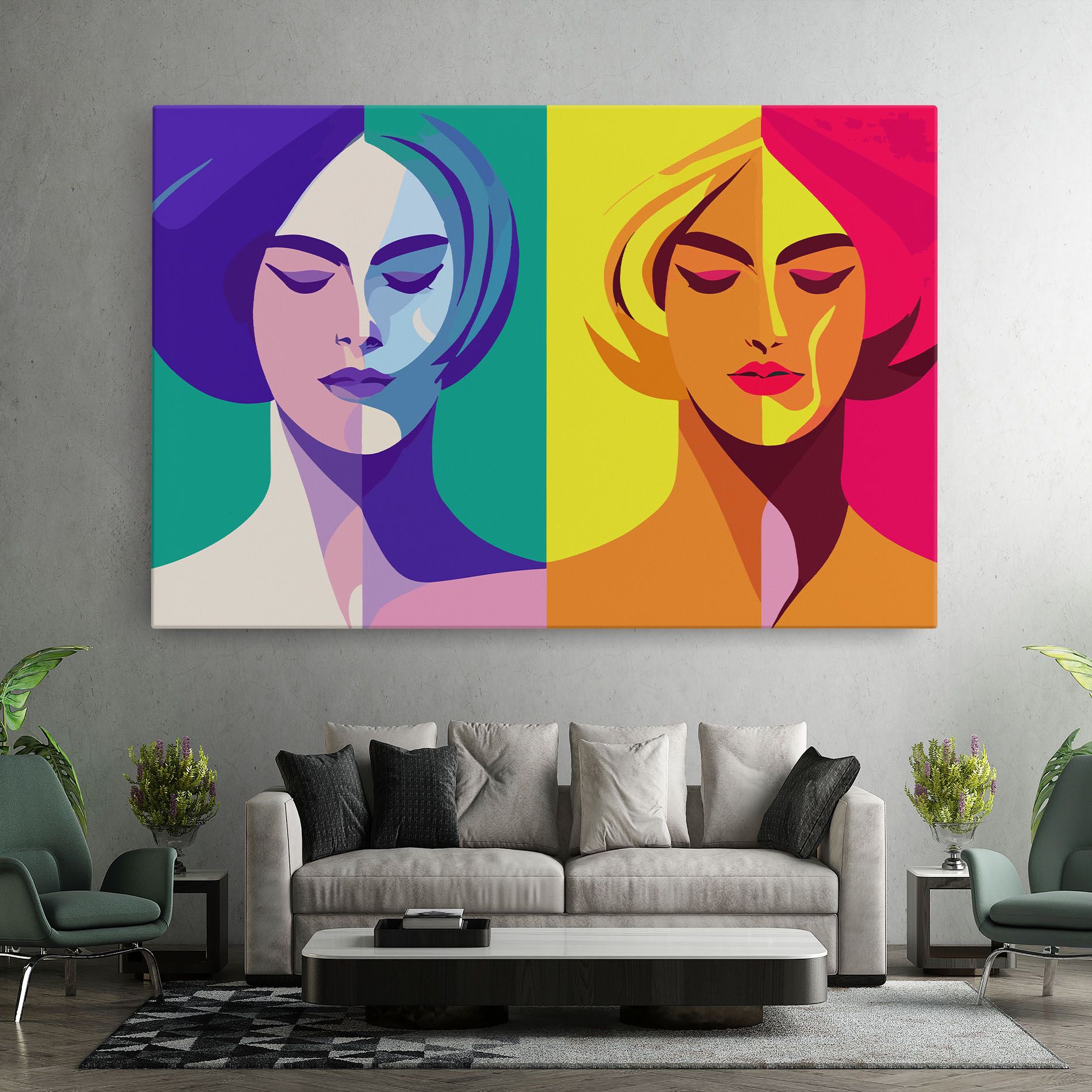 Winter Summer Girl mockup 7