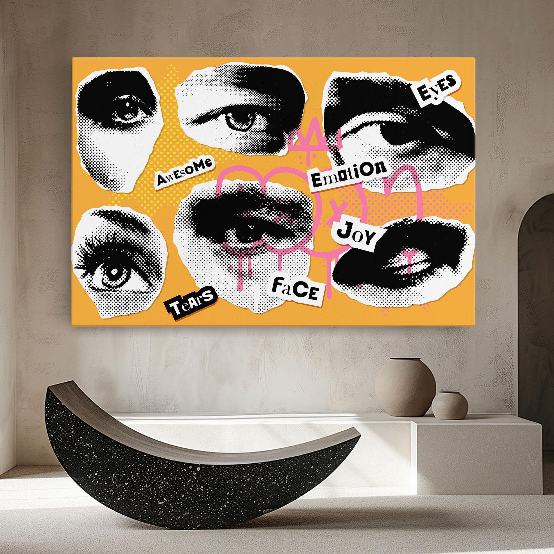 Leinwandbild Awesome Emotions mockup 8