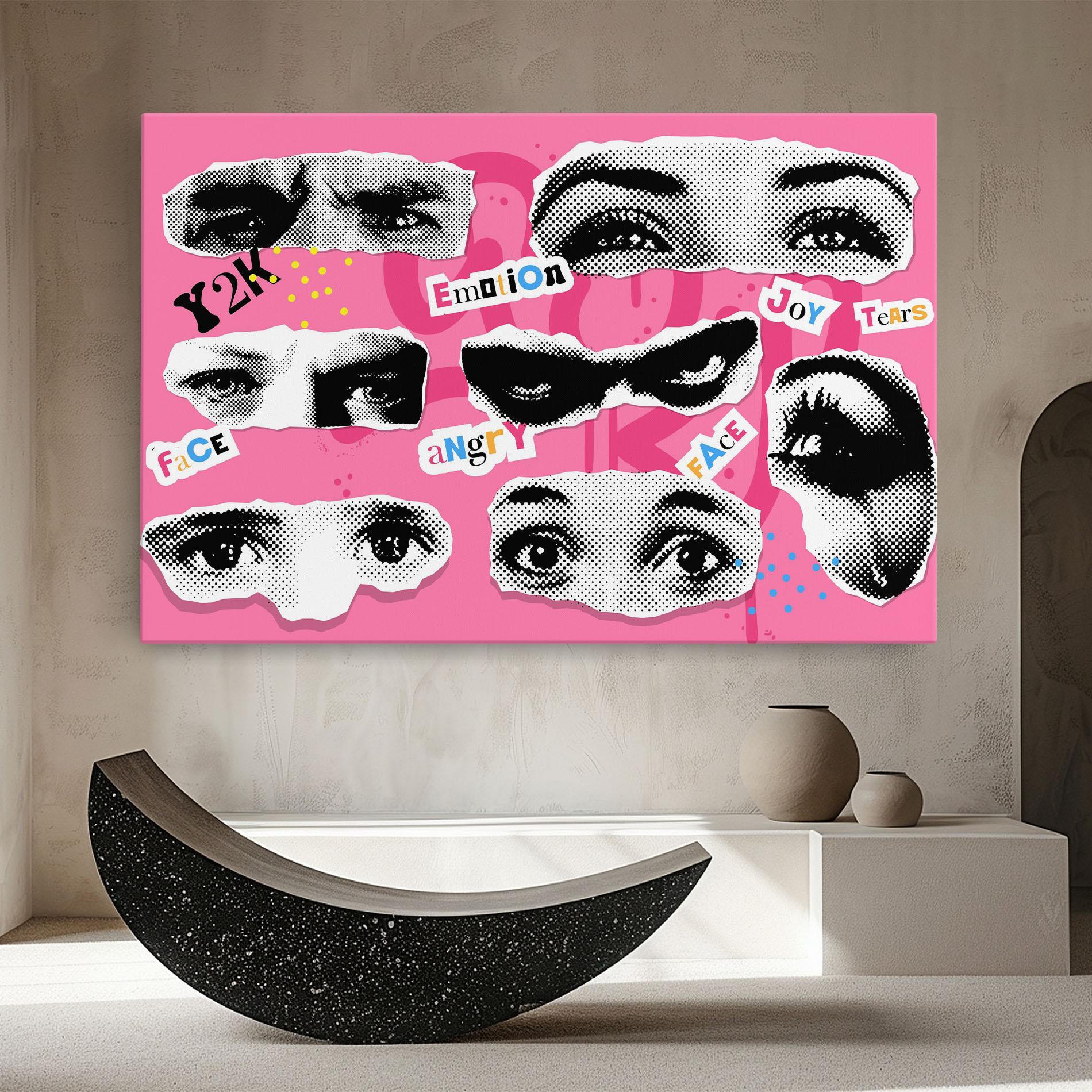 Leinwandbild Eye Type mockup 8