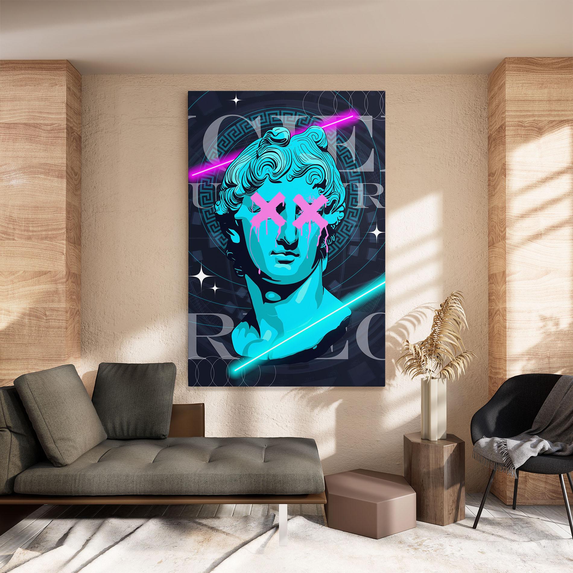 Leinwandbild Sculptures mockup 8