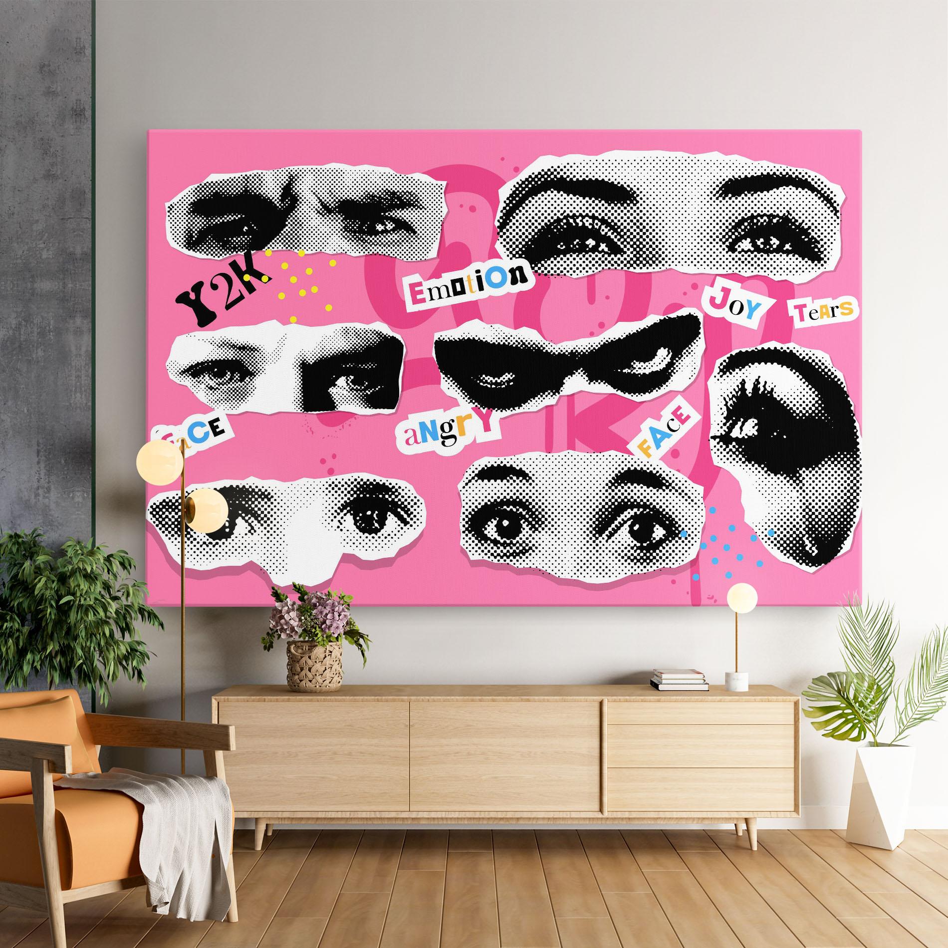 Leinwandbild Eye Type mockup 9