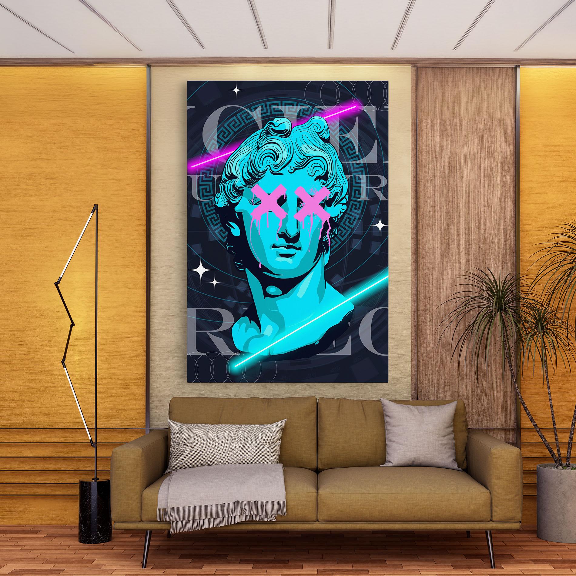 Leinwandbild Sculptures mockup 9