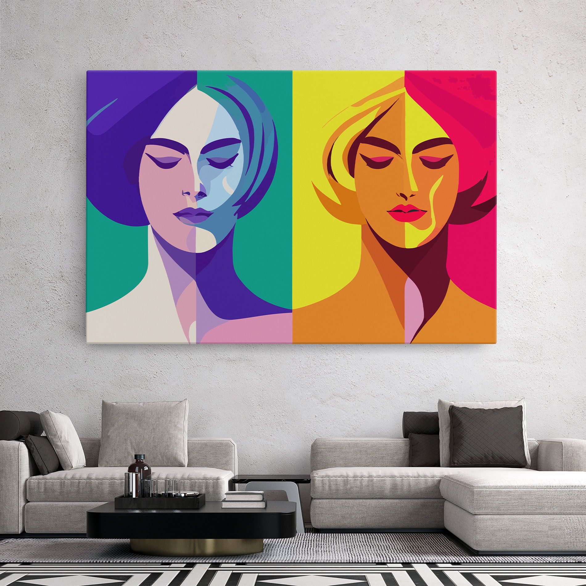 Winter Summer Girl mockup 2