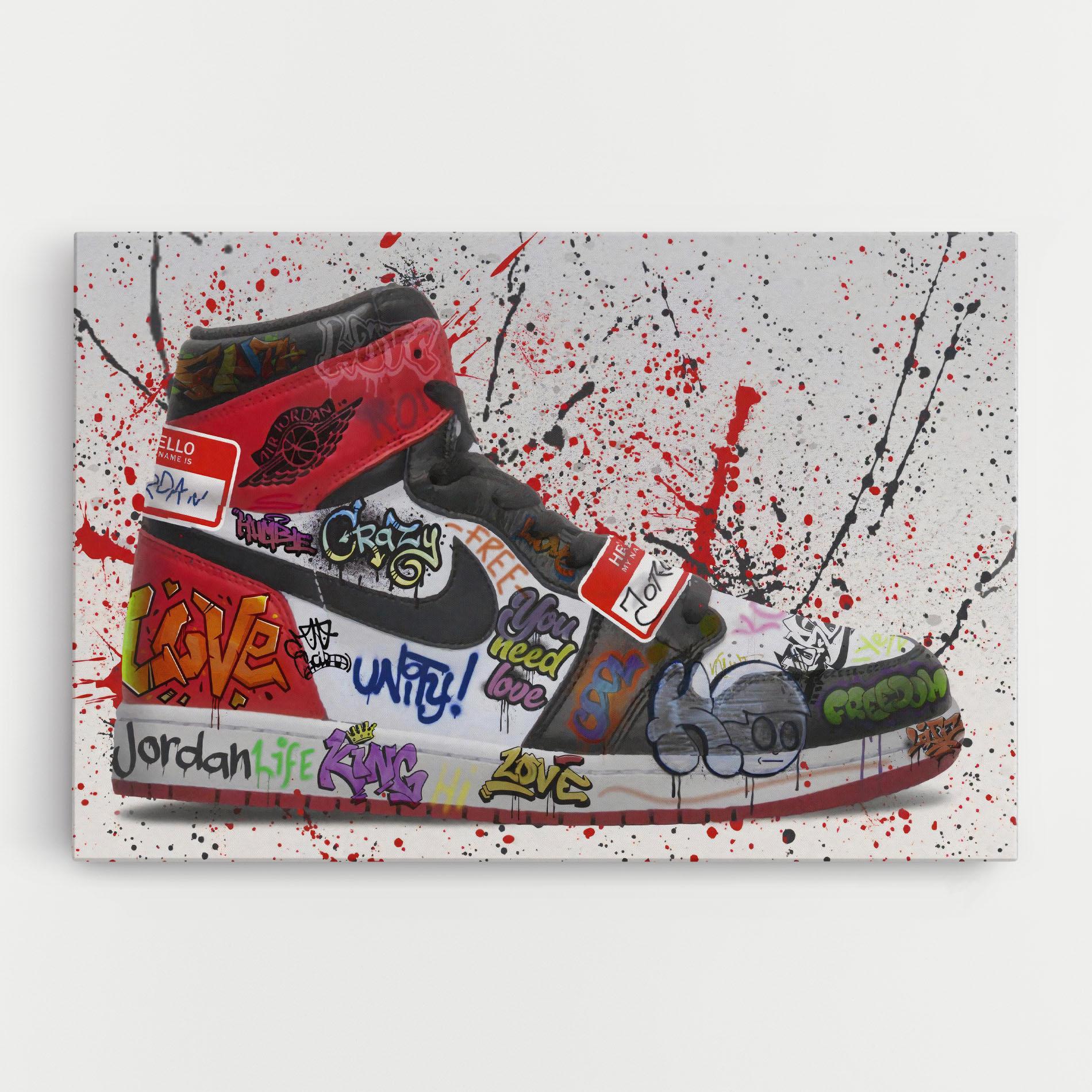 Leinwandbild Jordan Drip mockup 0