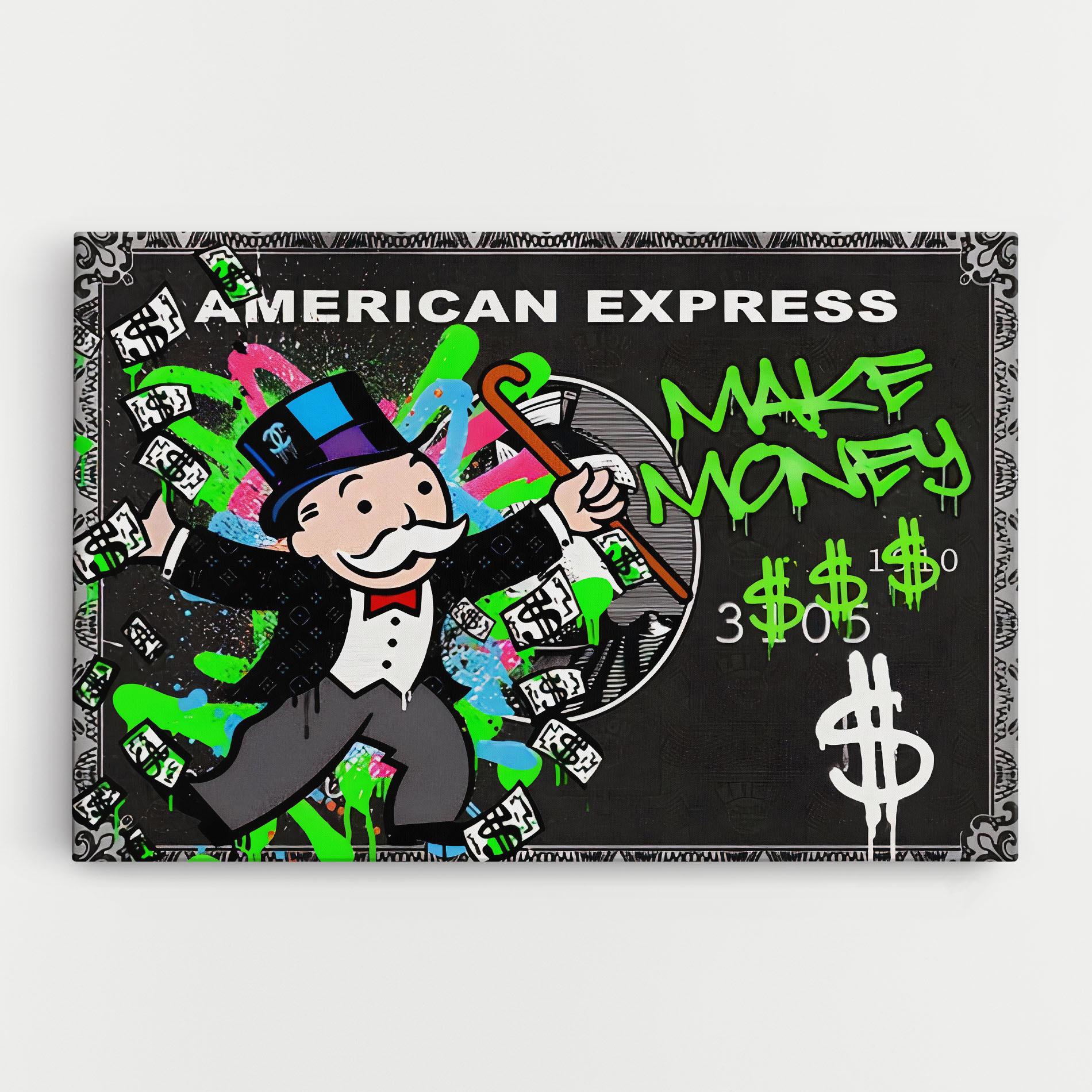 Leinwandbild Make Money mockup 0