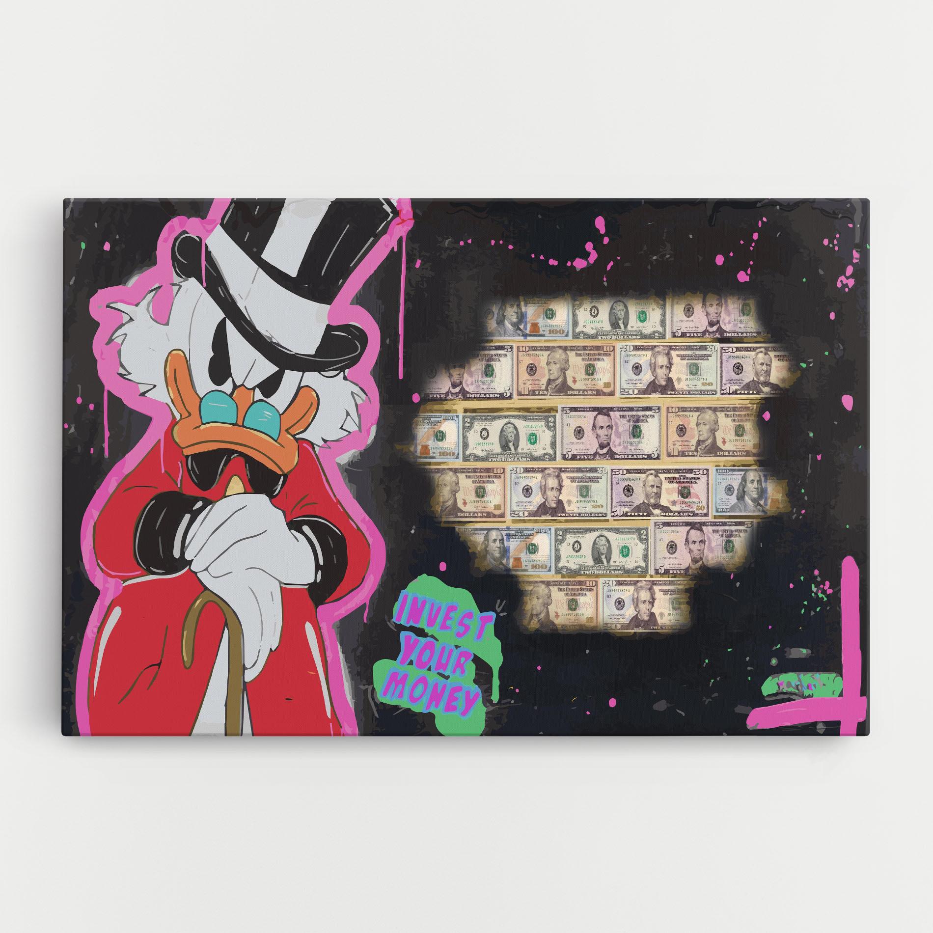 Leinwandbild Money Advice mockup 0