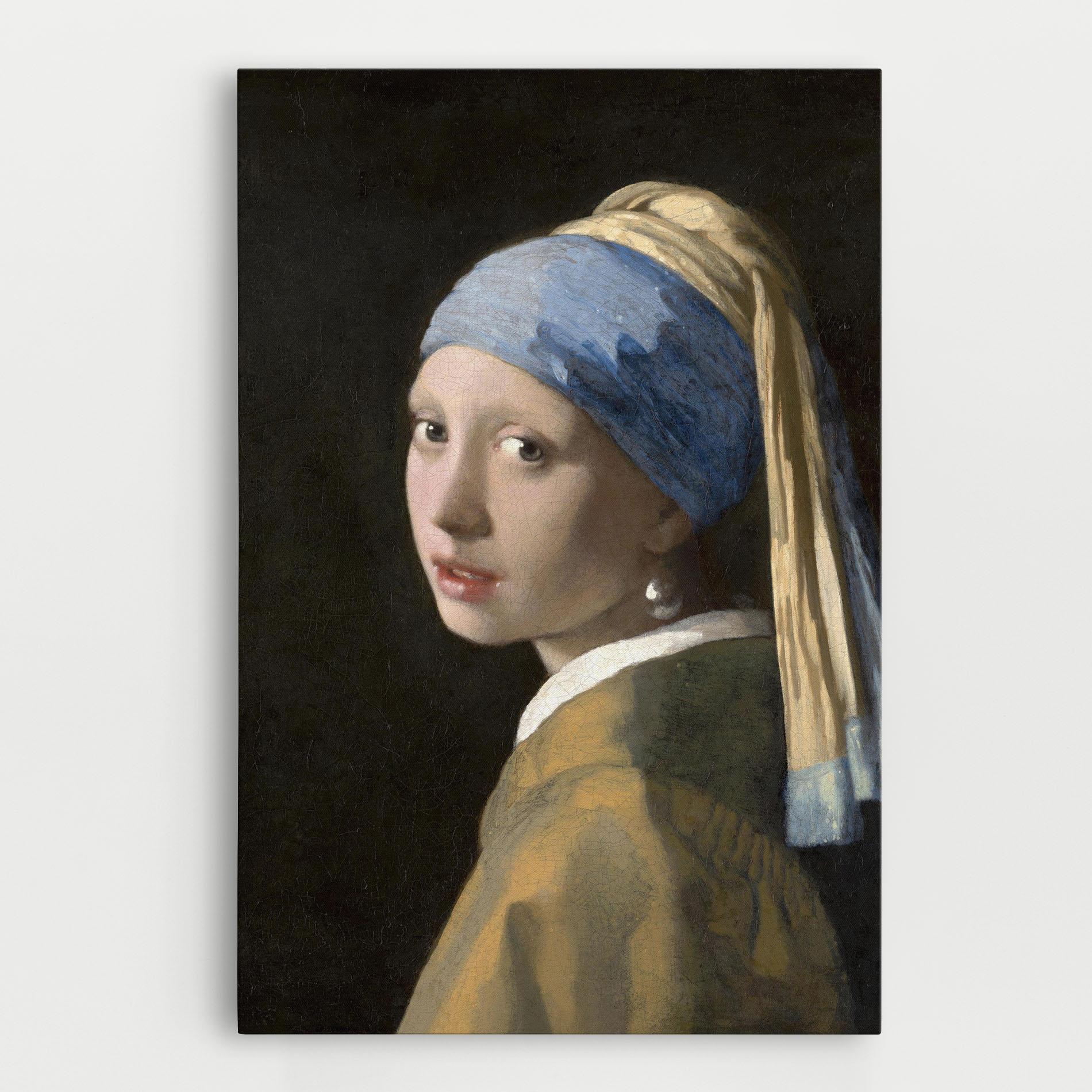 Leinwandbild Girl With A Pearl mockup 0