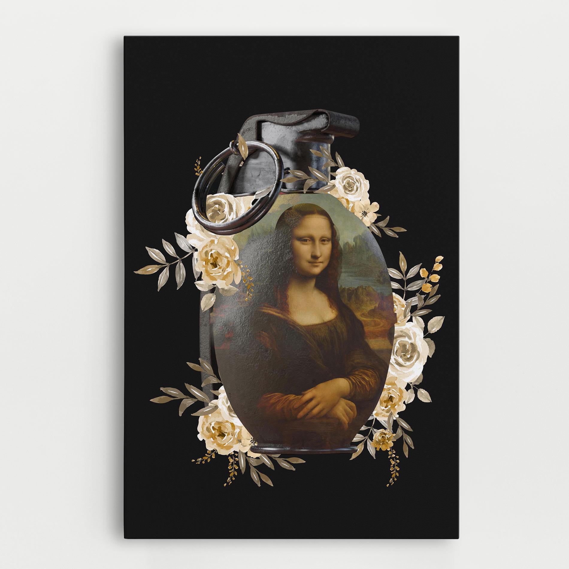 Leinwandbild Monalisa Bomb mockup 0
