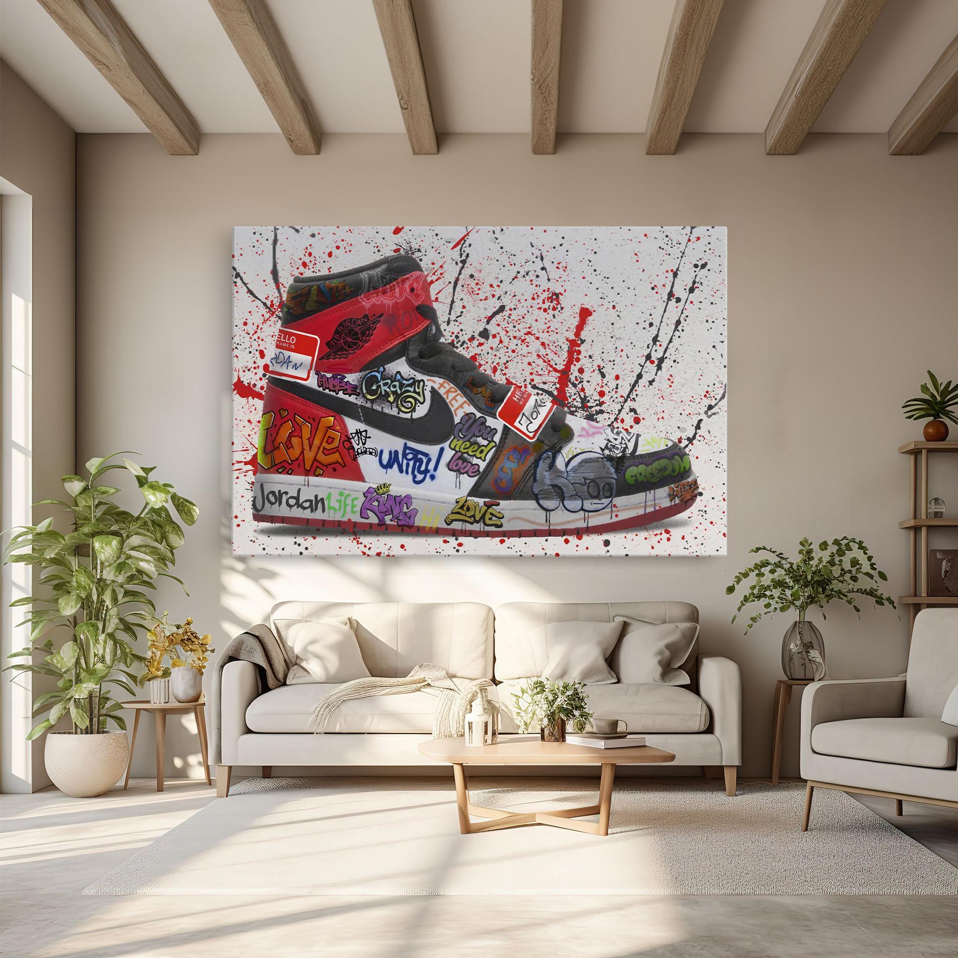 Leinwandbild Jordan Drip mockup 6