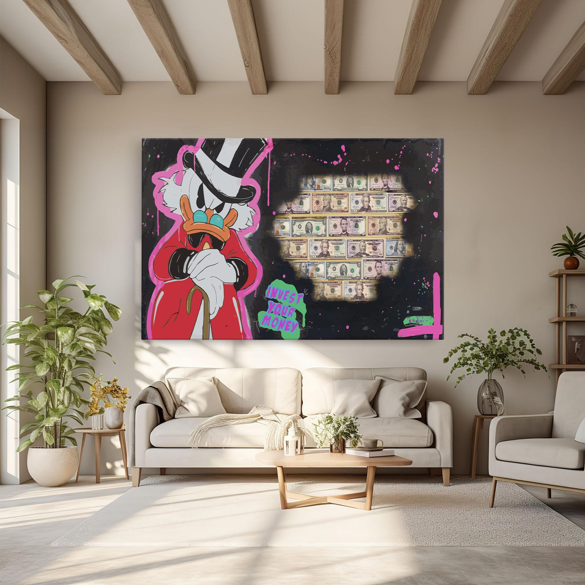 Leinwandbild Money Advice mockup 6