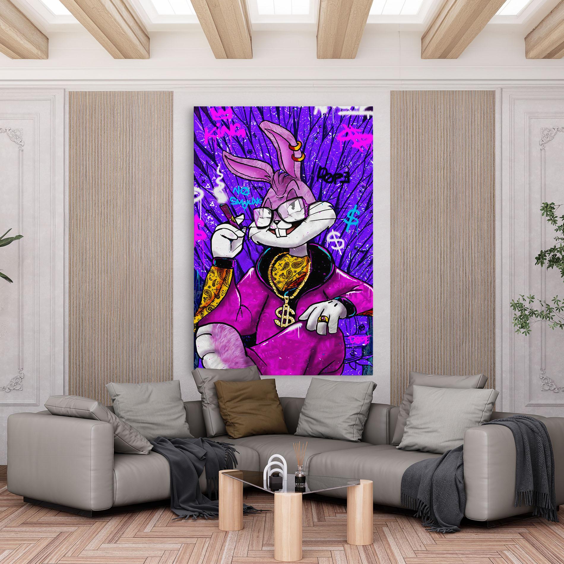 Leinwandbild Boss Buny mockup 6