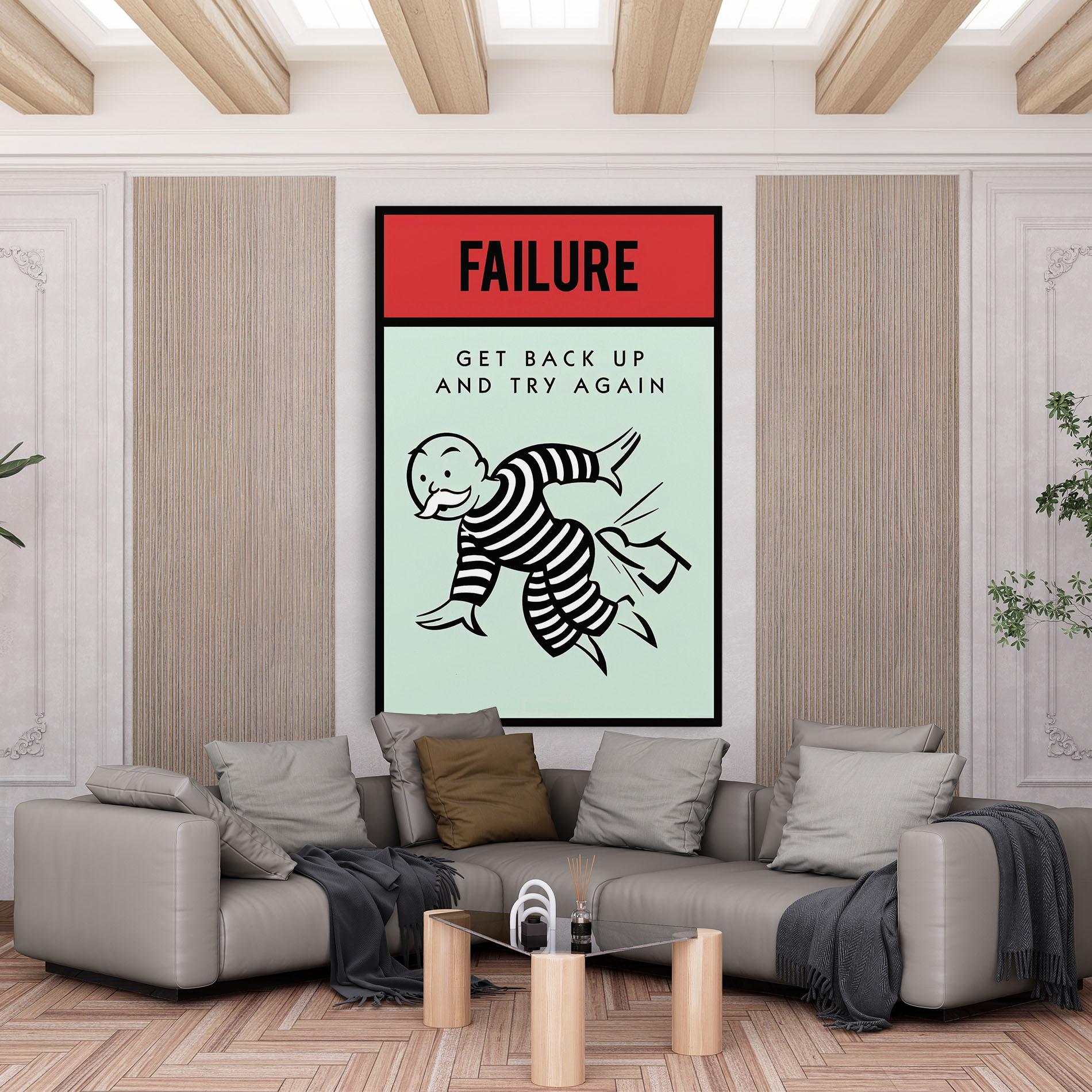 Leinwandbild FAILURE mockup 6