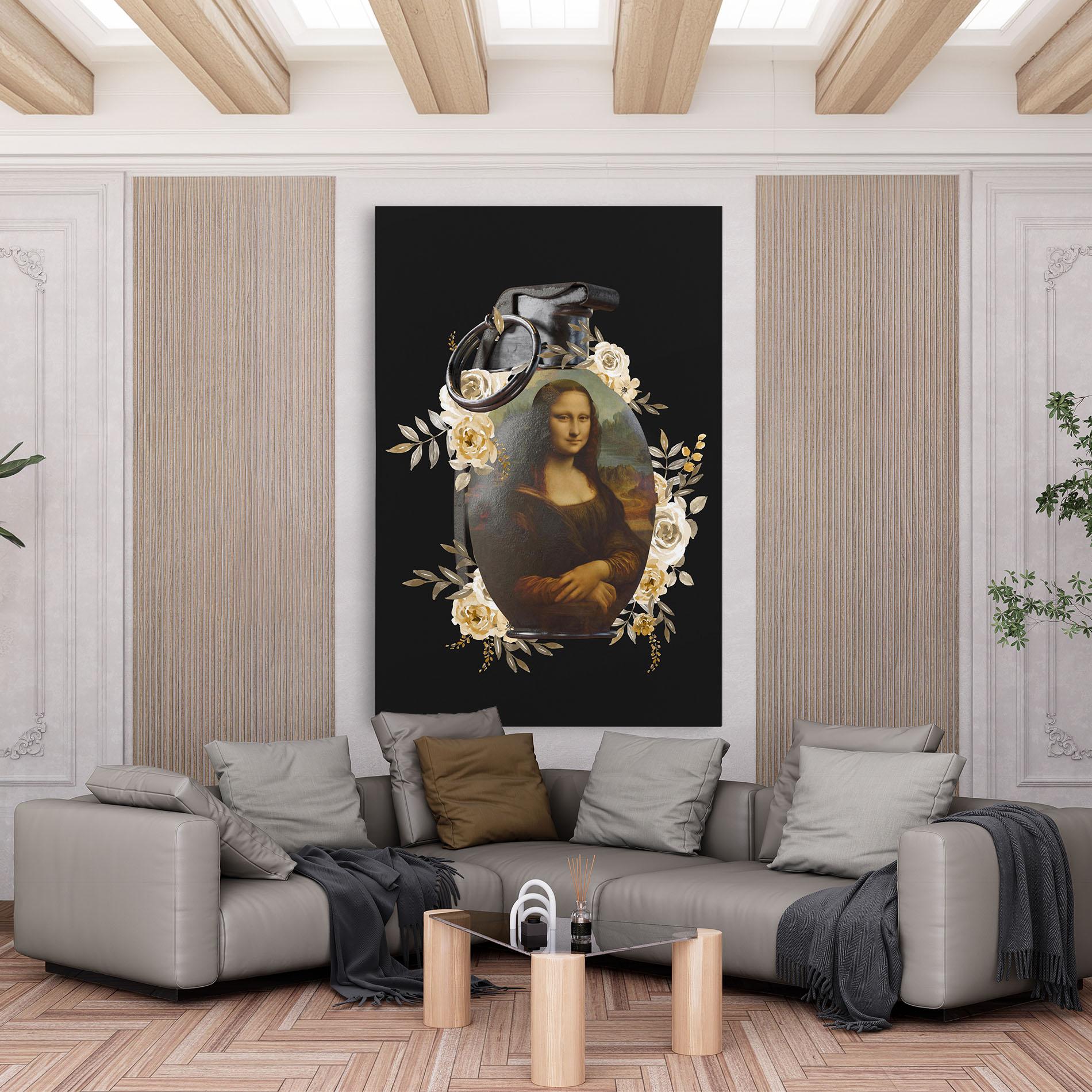 Leinwandbild Monalisa Bomb mockup 6