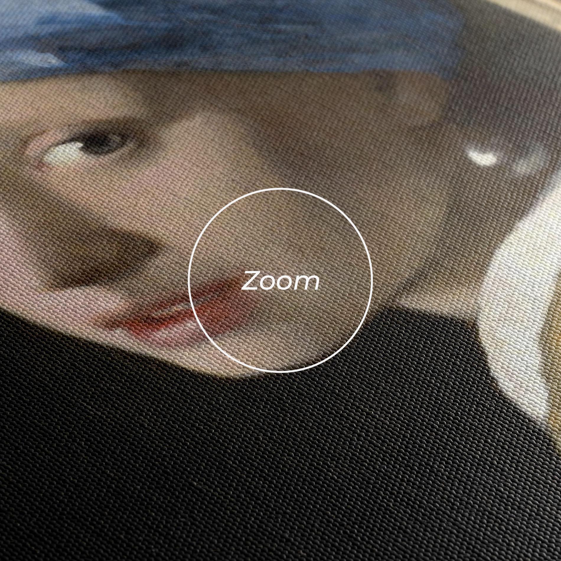Leinwandbild Girl With A Pearl mockup 3