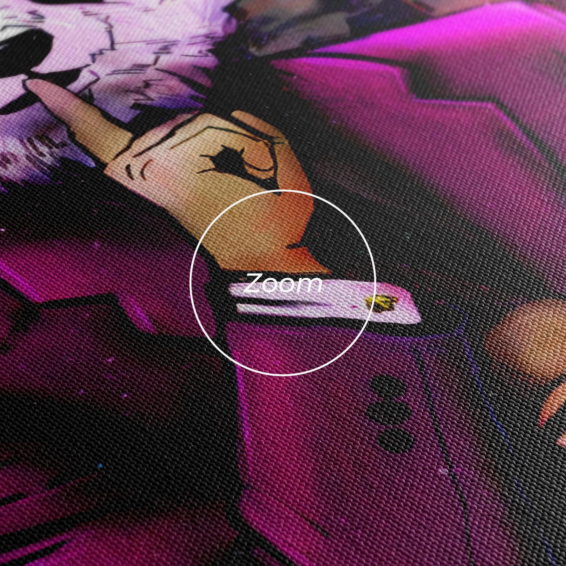 Leinwandbild Silence Panda mockup 3