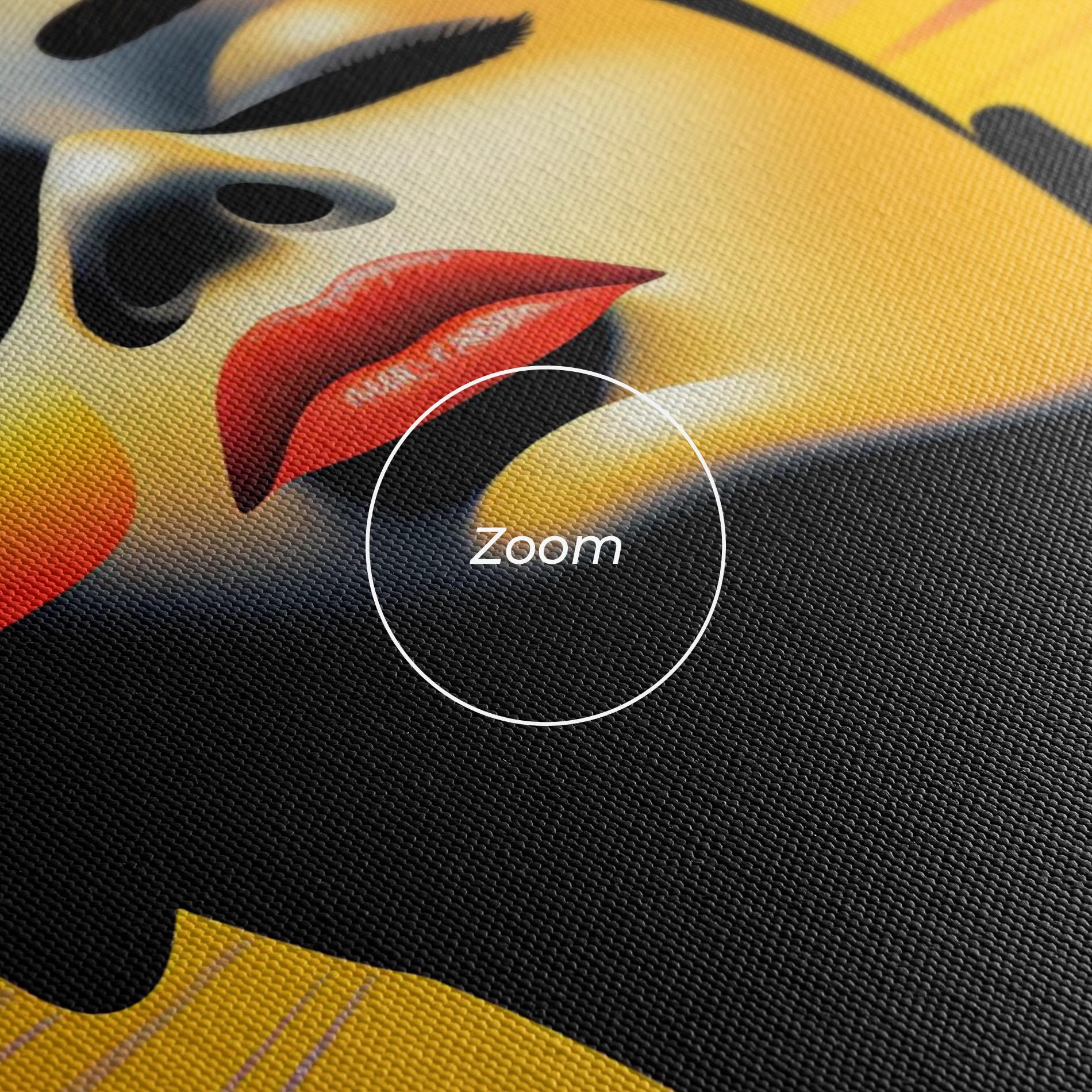 Leinwandbild Synthetic Dreamy Profile mockup 3