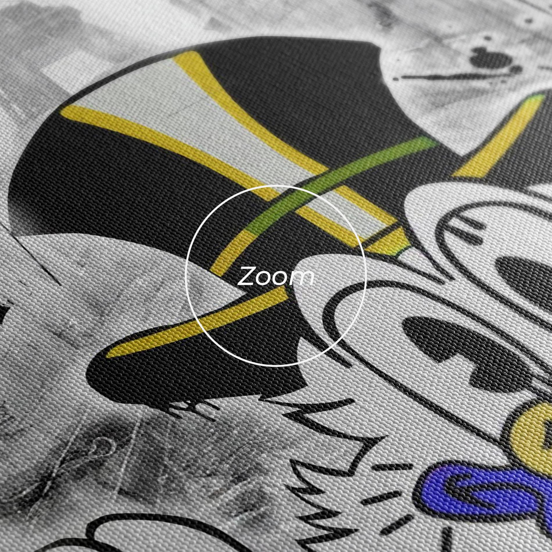 Leinwandbild Wheres My Champagne Blue mockup 3