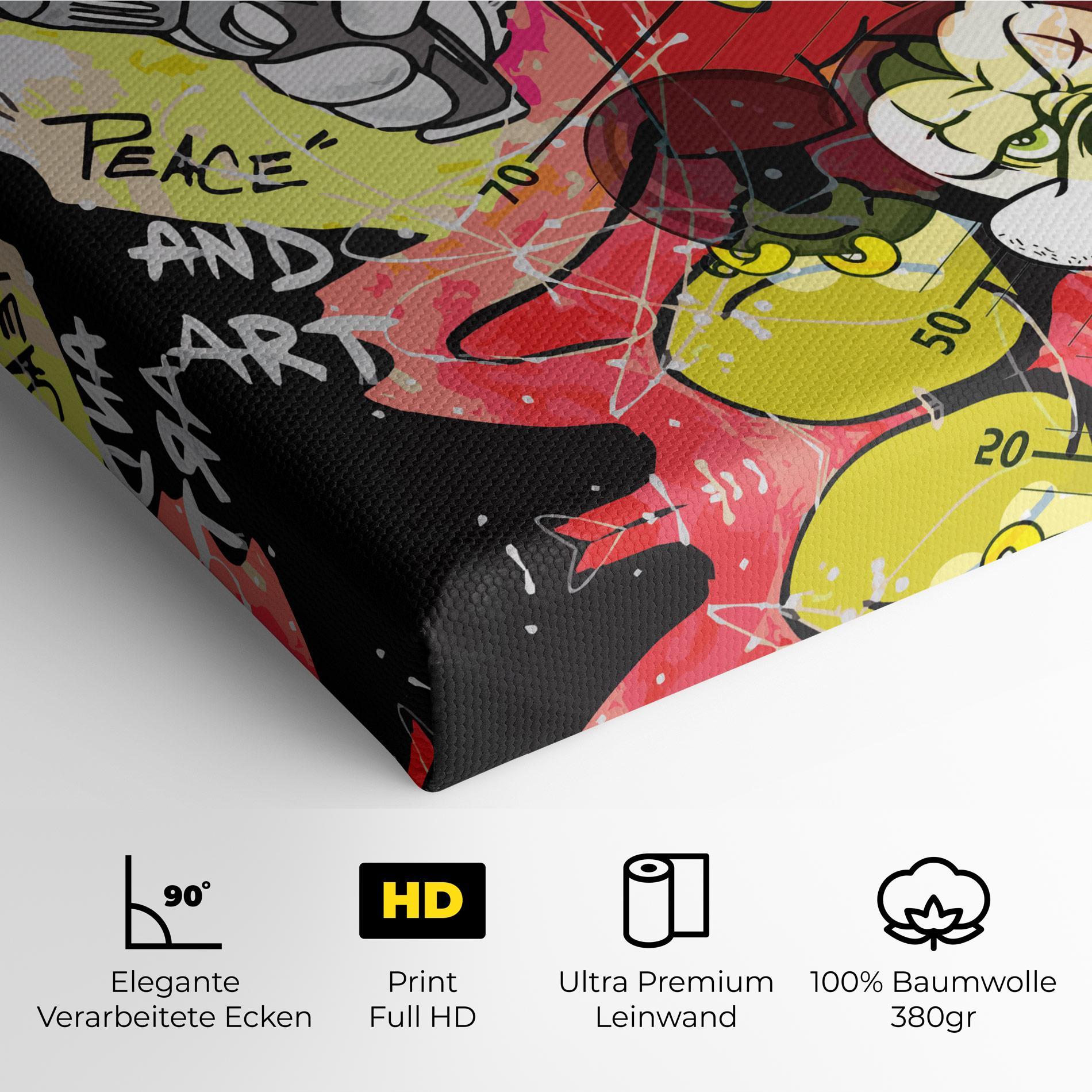 Leinwandbild Gangsta Mickey mockup 4