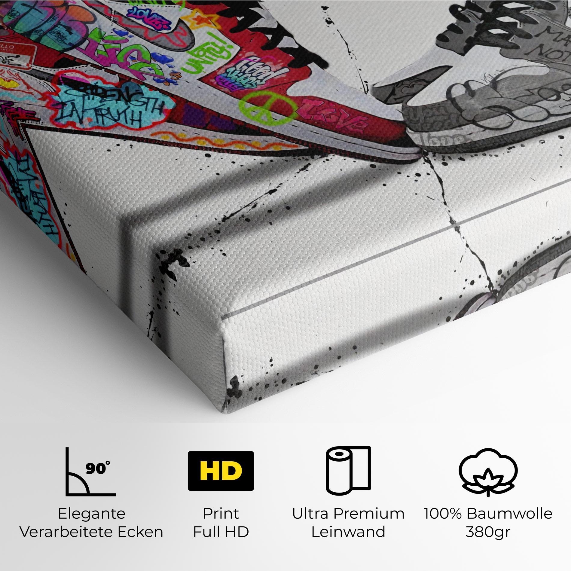 Leinwandbild Love On My Toes mockup 4