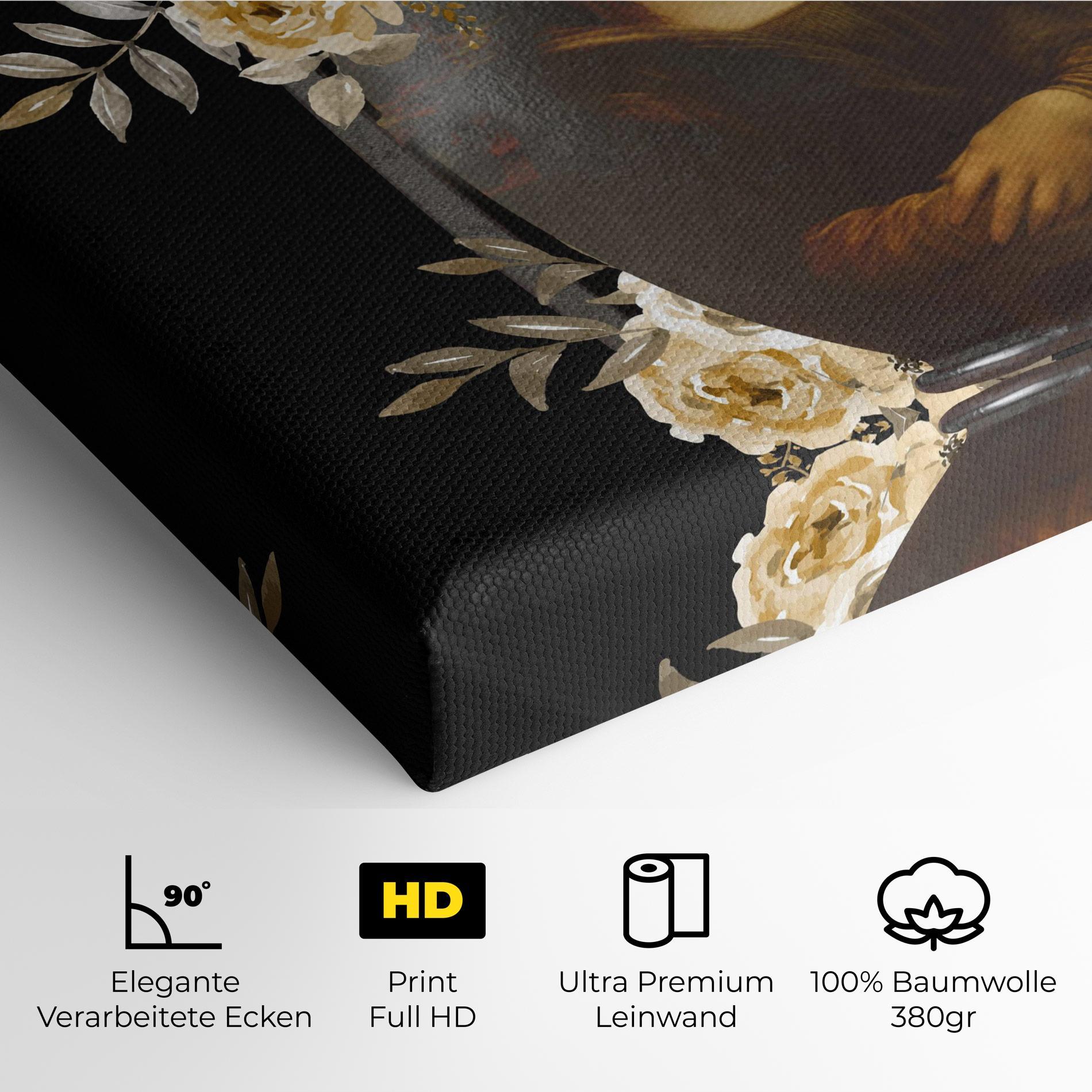 Leinwandbild Monalisa Bomb mockup 4