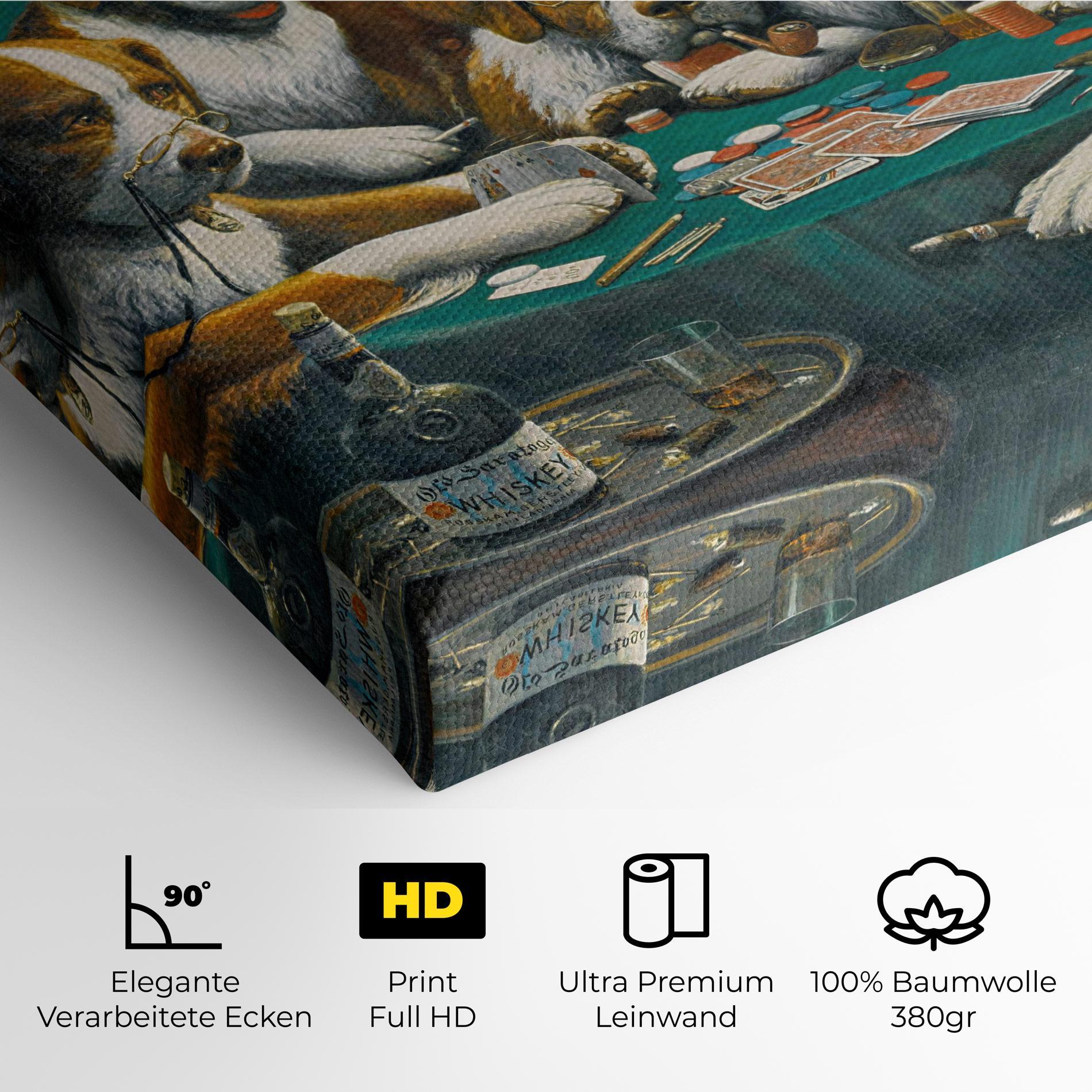 Leinwandbild Poker Game mockup 4