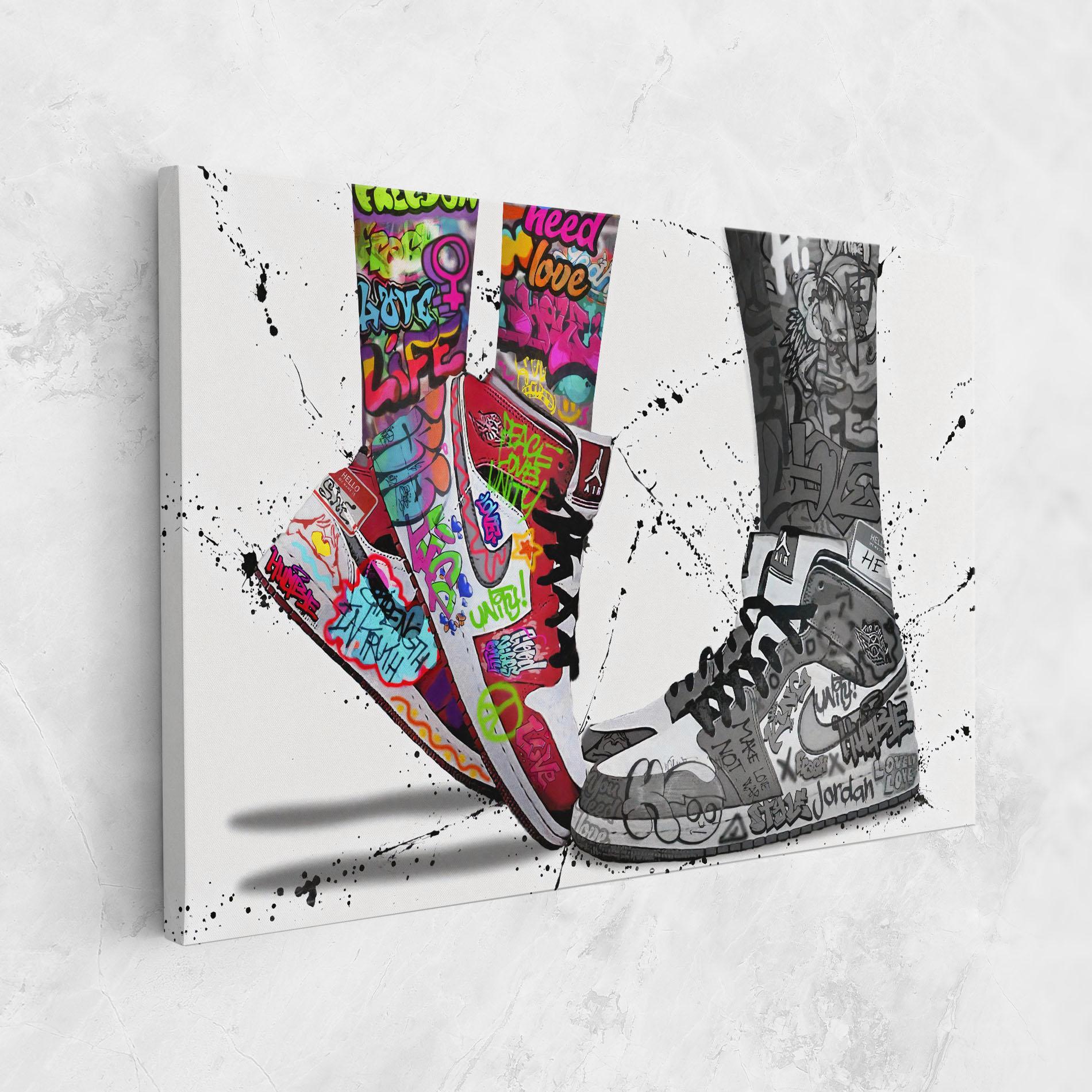 Leinwandbild Love On My Toes mockup 1