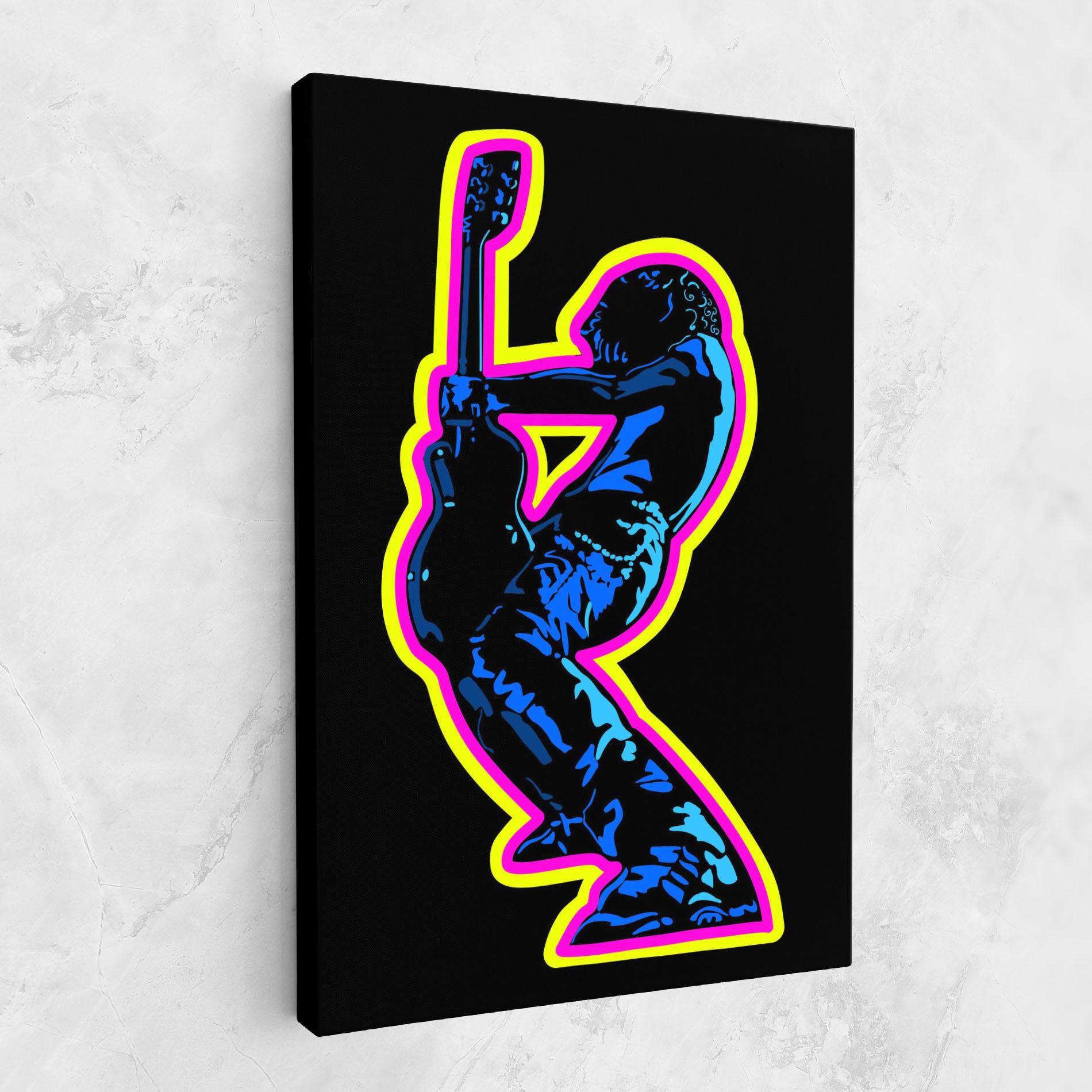 Leinwandbild Guitarist Art mockup 1