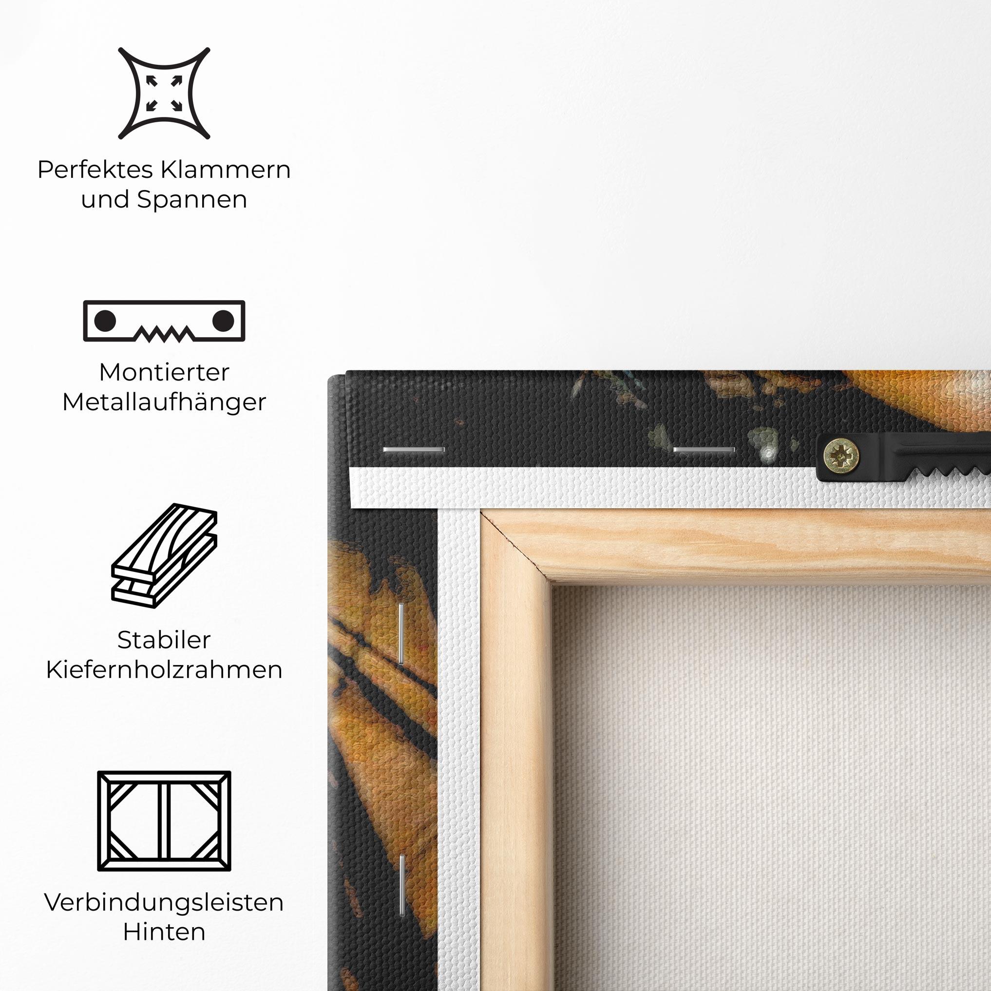 Leinwandbild Blue Light Face mockup 5