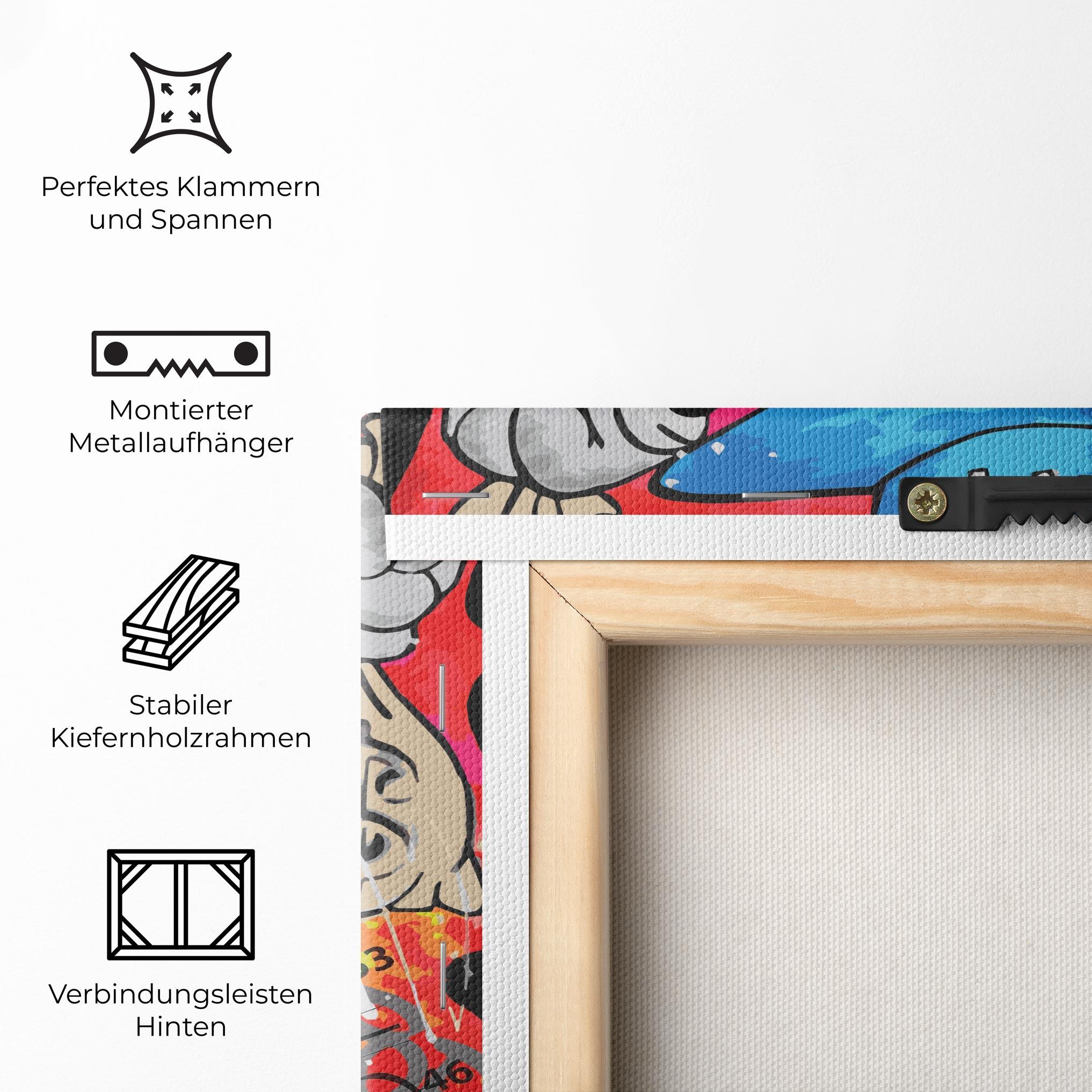 Leinwandbild Gangsta Mickey mockup 5