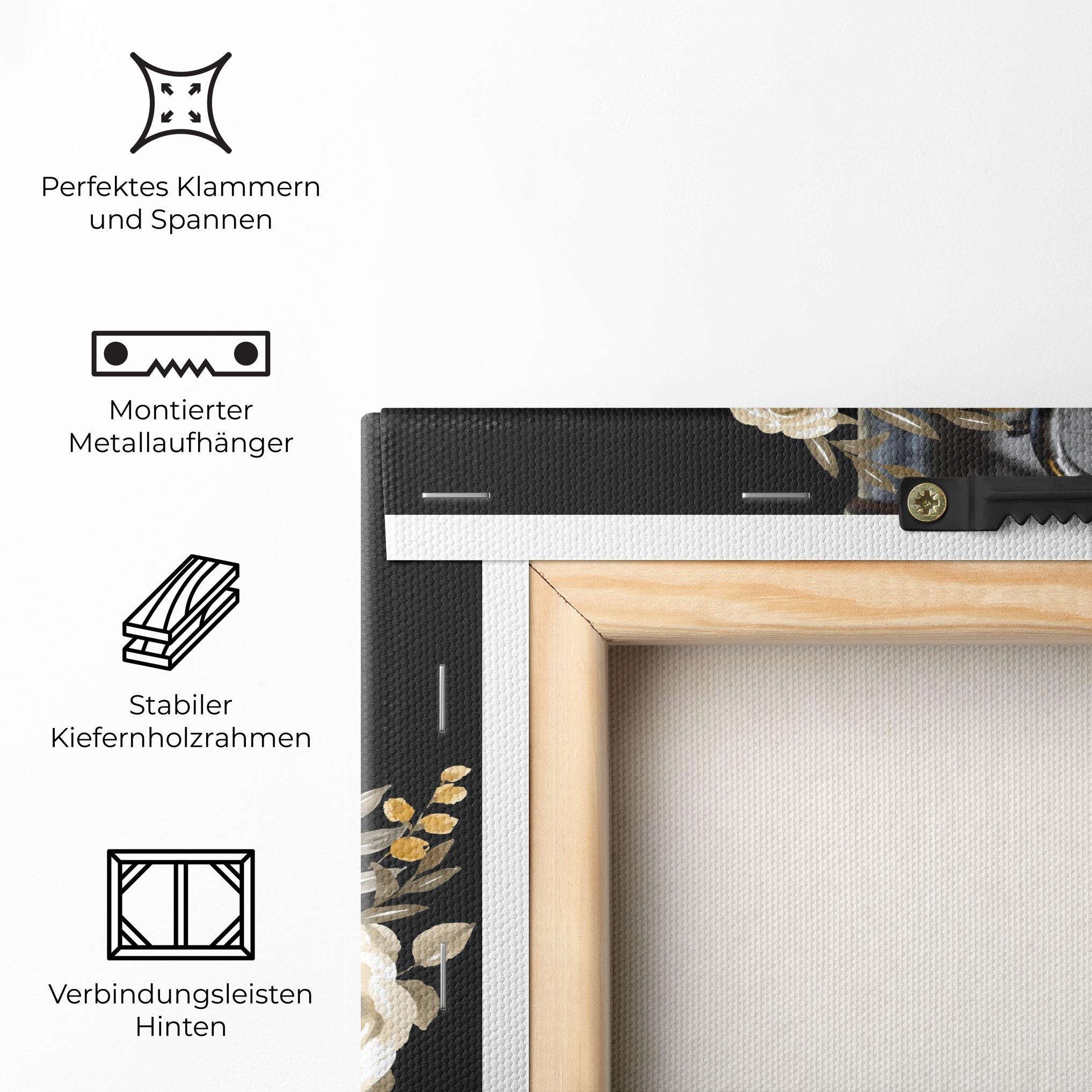 Leinwandbild Monalisa Bomb mockup 5