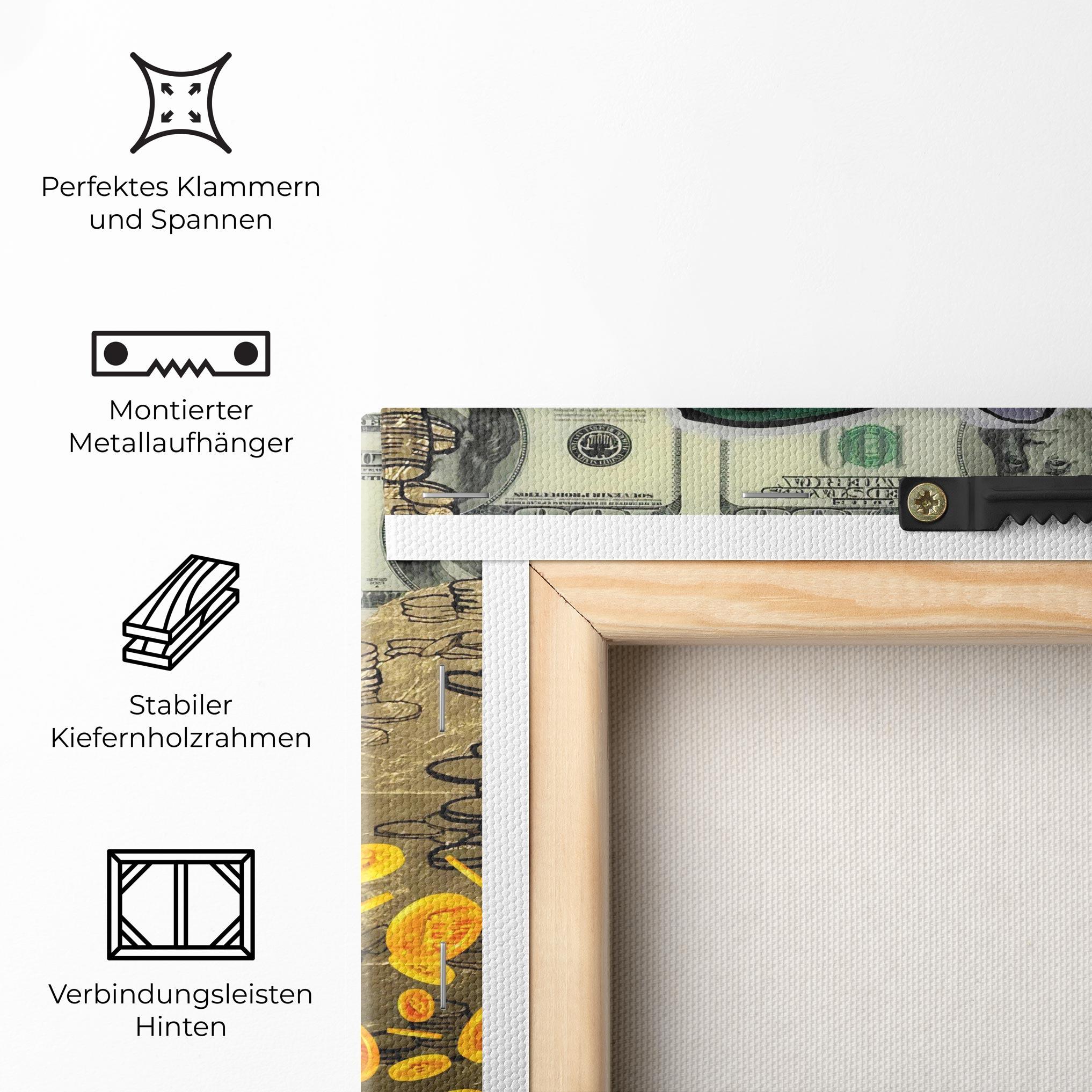 Leinwandbild Smell Like Money mockup 5