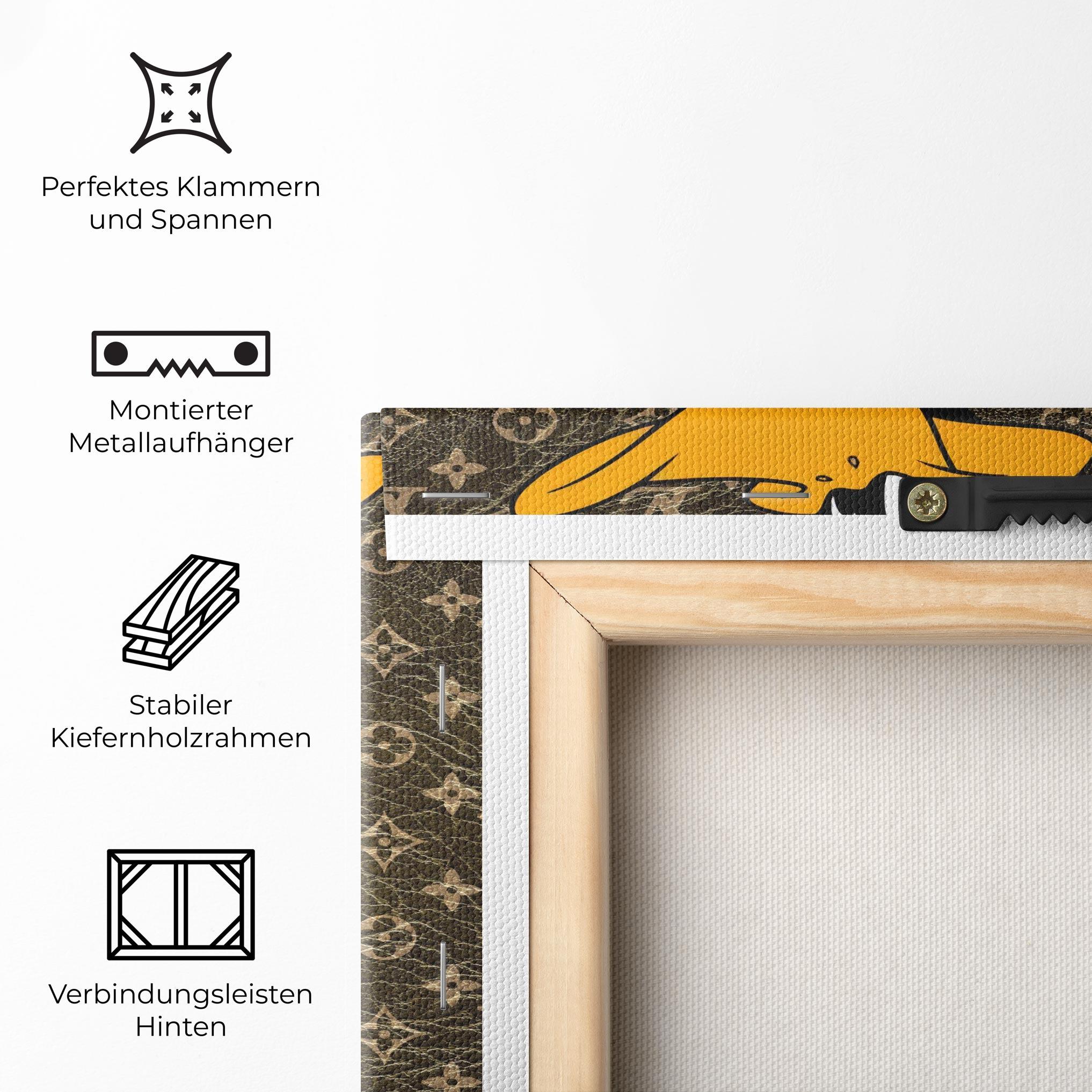 Leinwandbild Supreme Daffy mockup 5