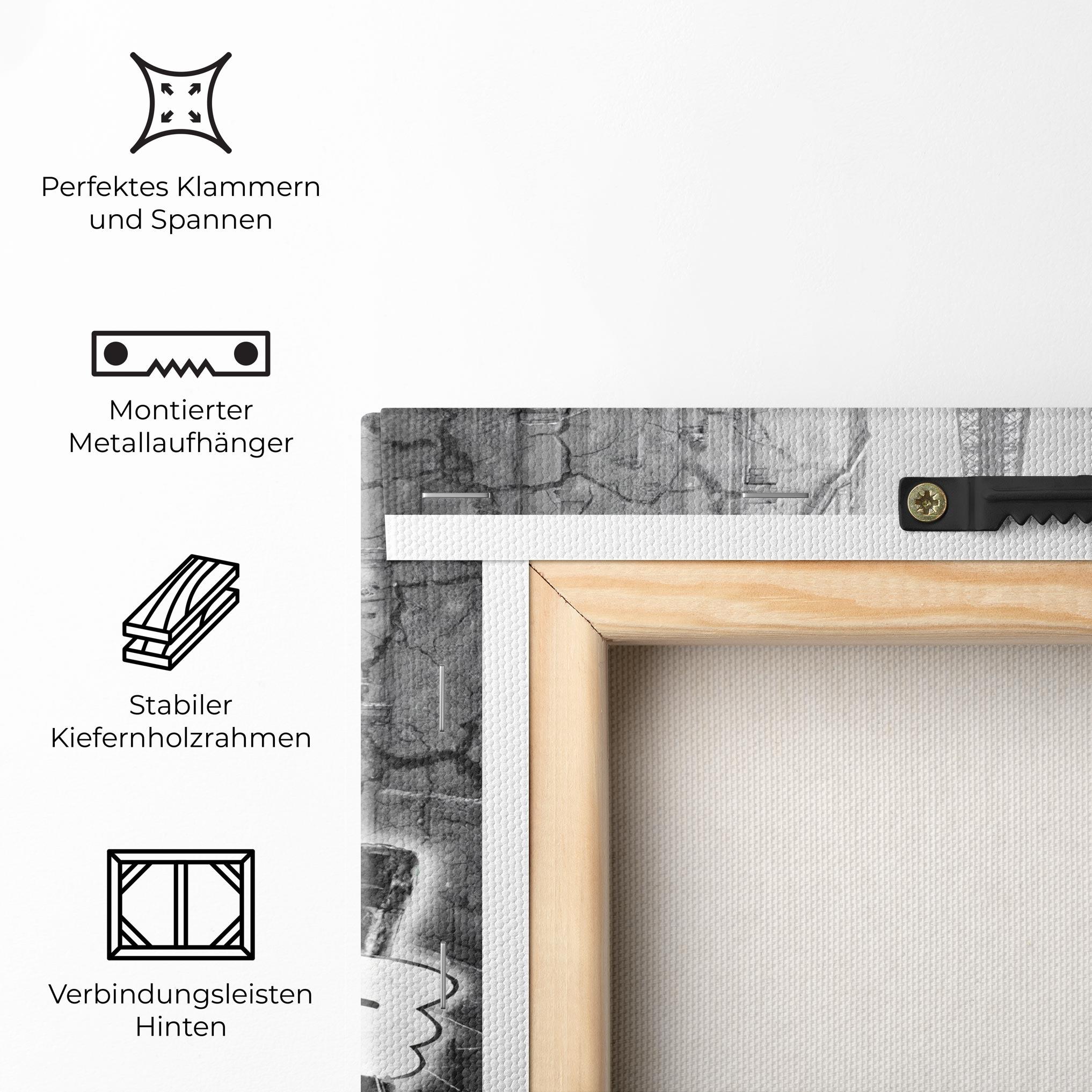 Leinwandbild Wheres My Champagne Blue mockup 5