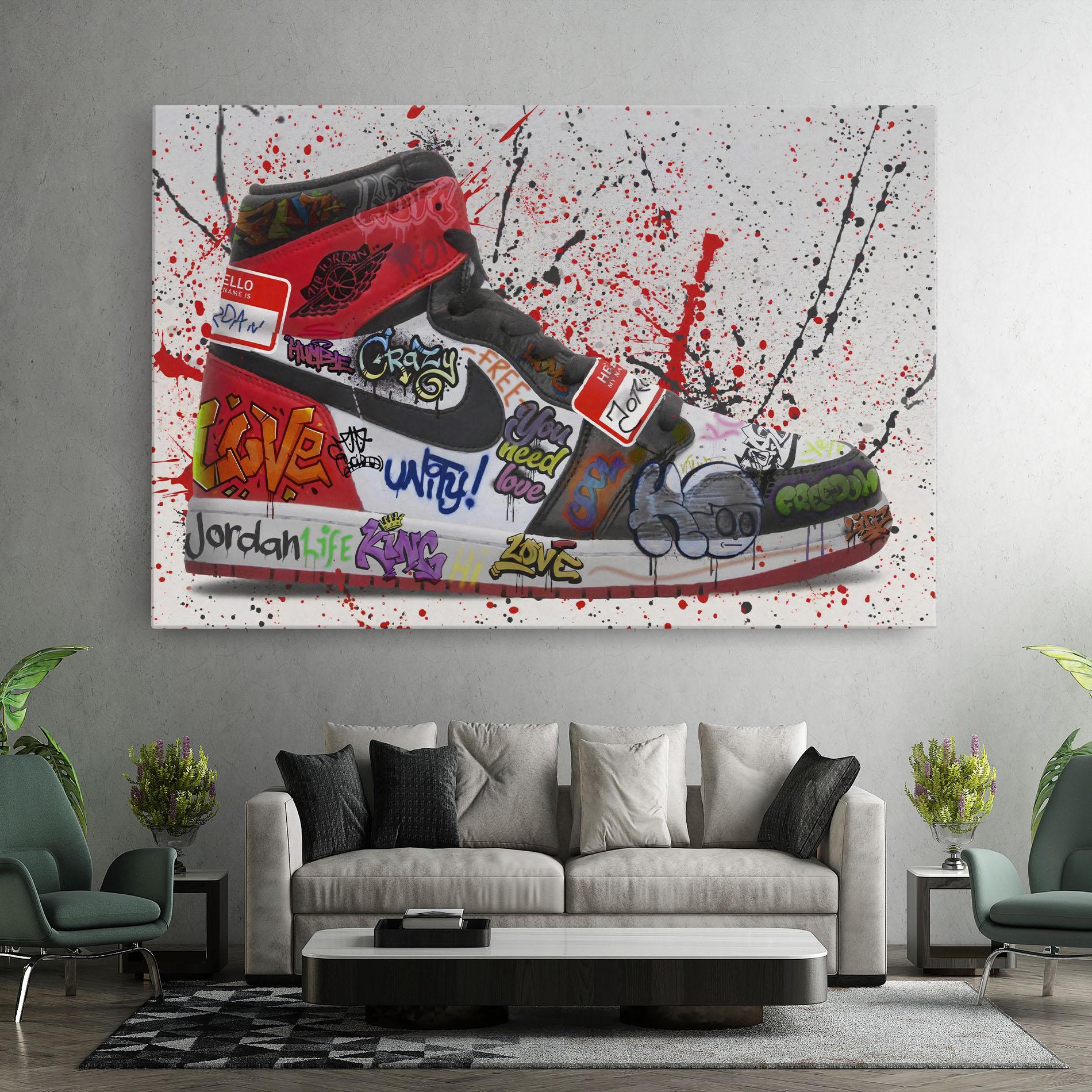 Leinwandbild Jordan Drip mockup 7