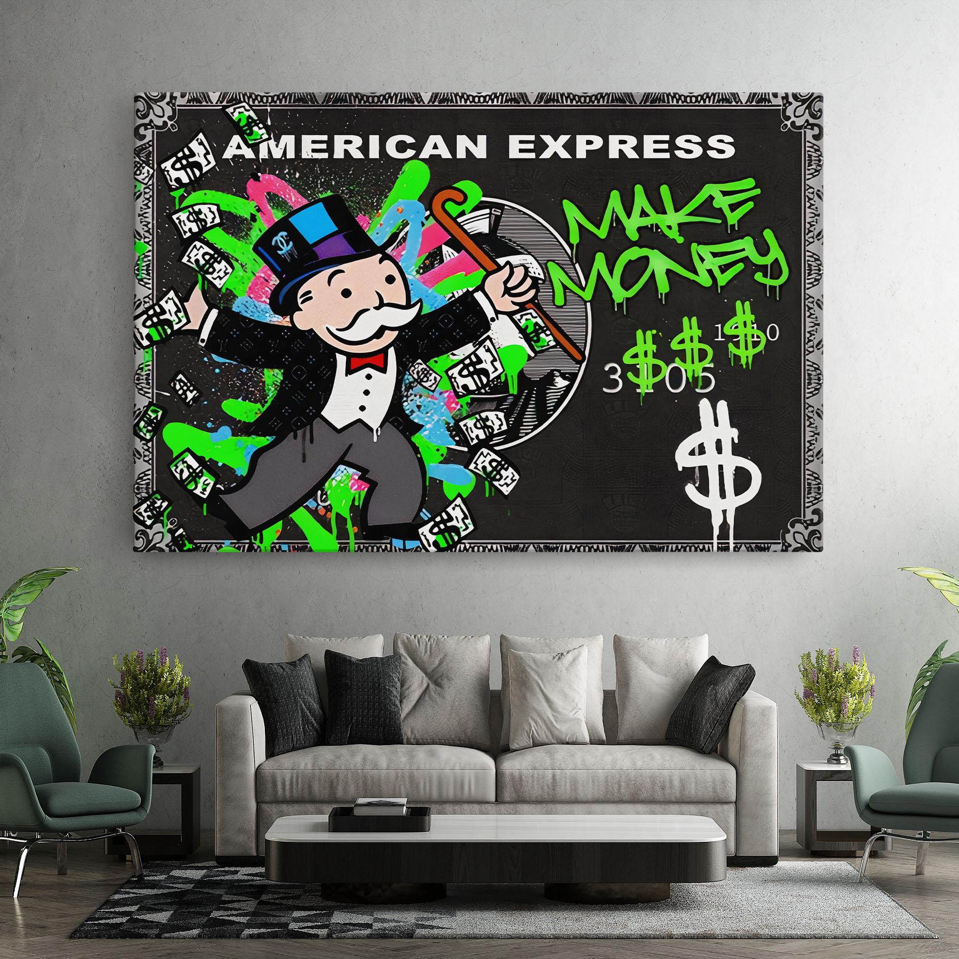 Leinwandbild Make Money mockup 7