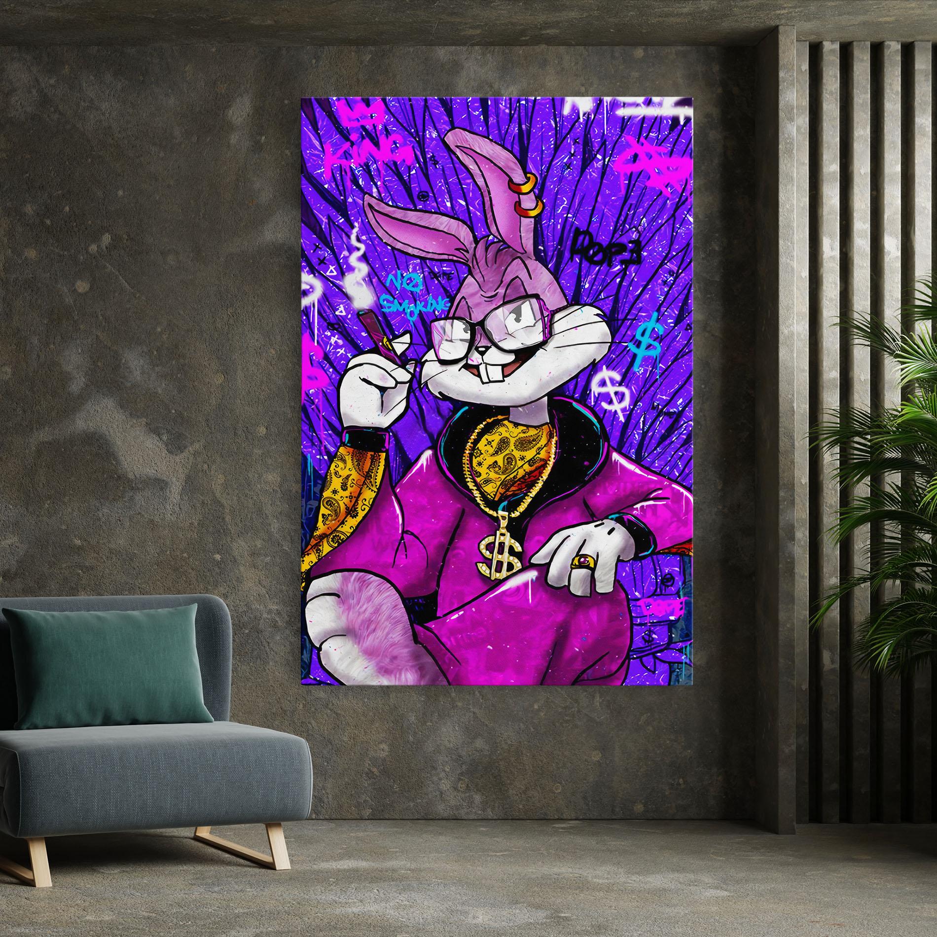 Leinwandbild Boss Buny mockup 7