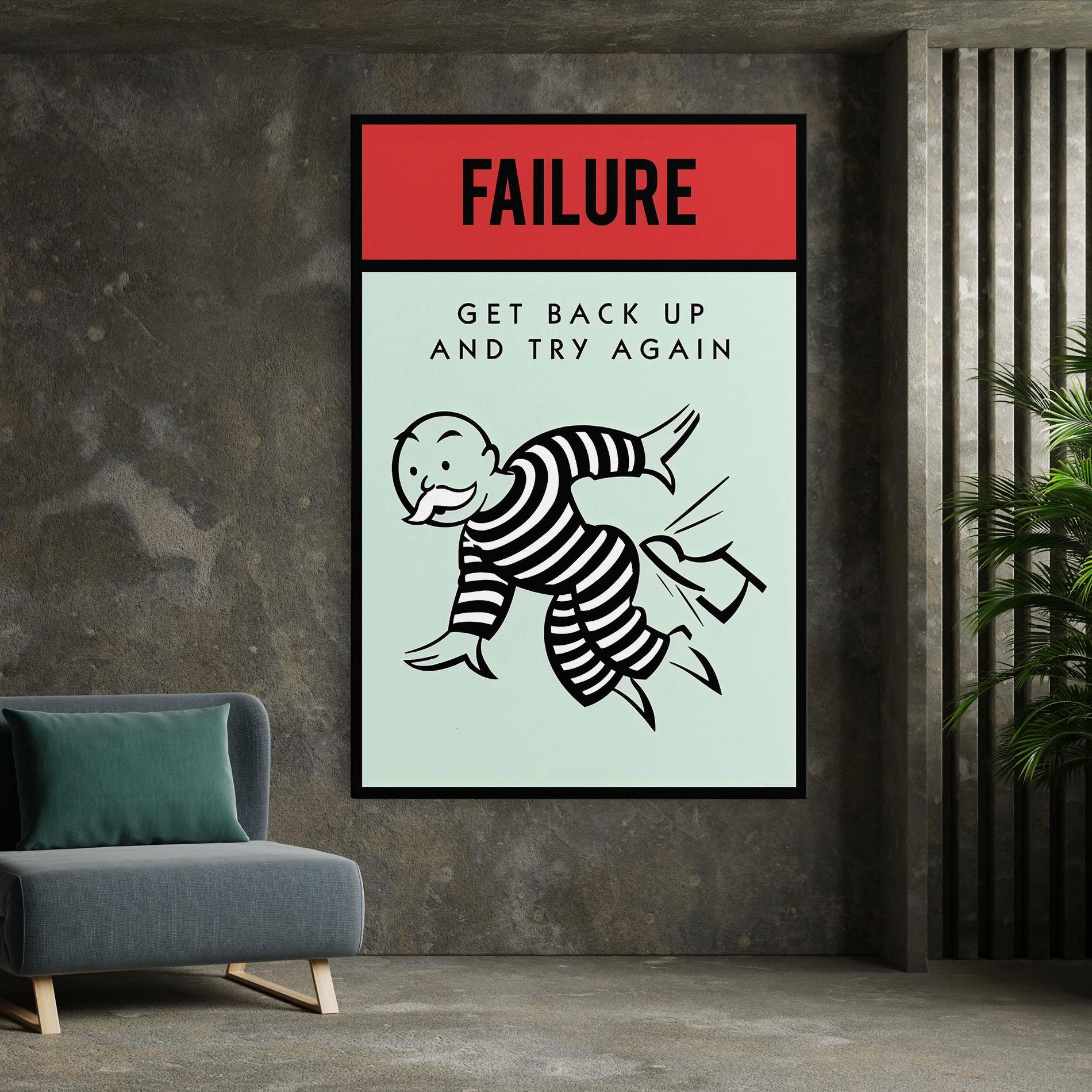 Leinwandbild FAILURE mockup 7
