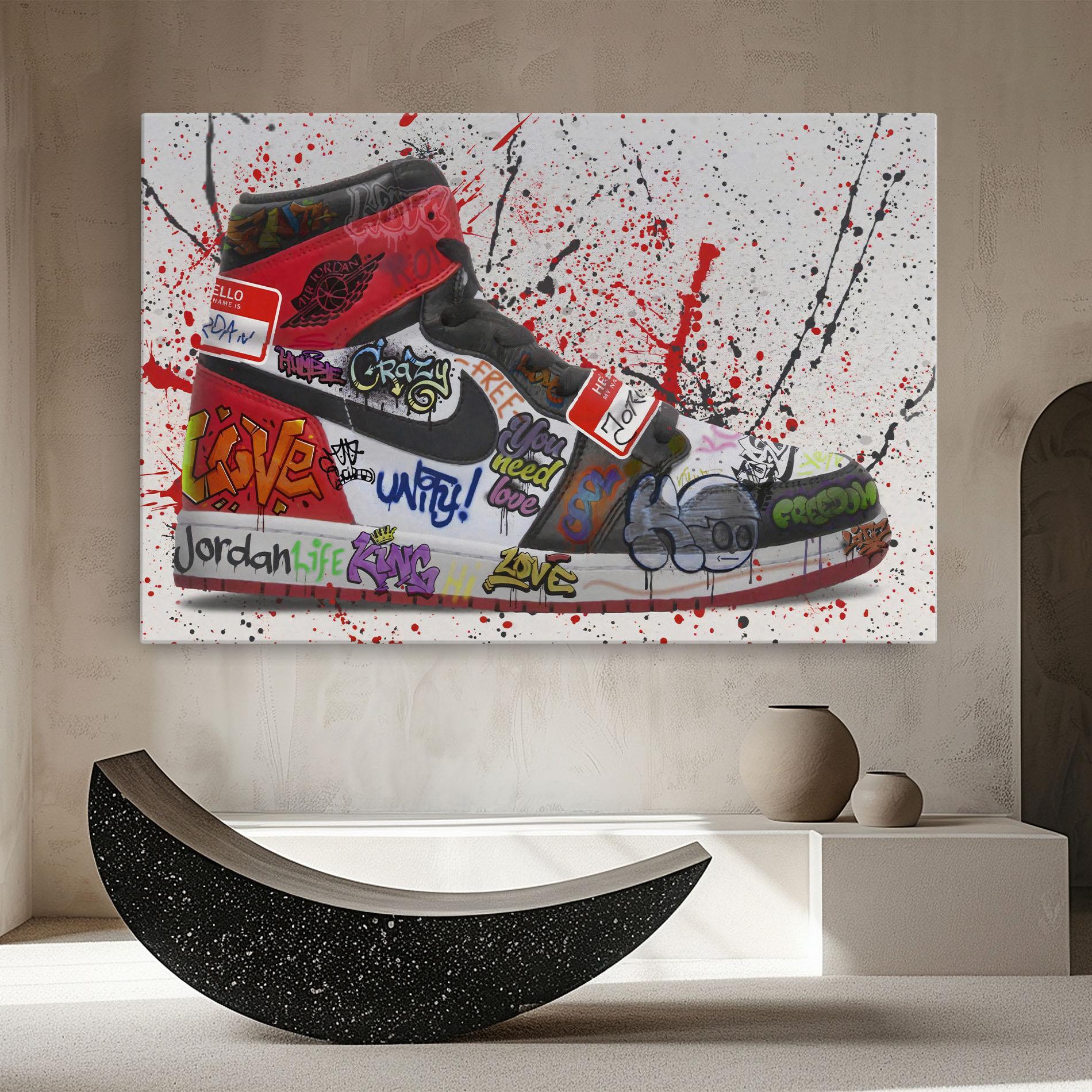 Leinwandbild Jordan Drip mockup 8